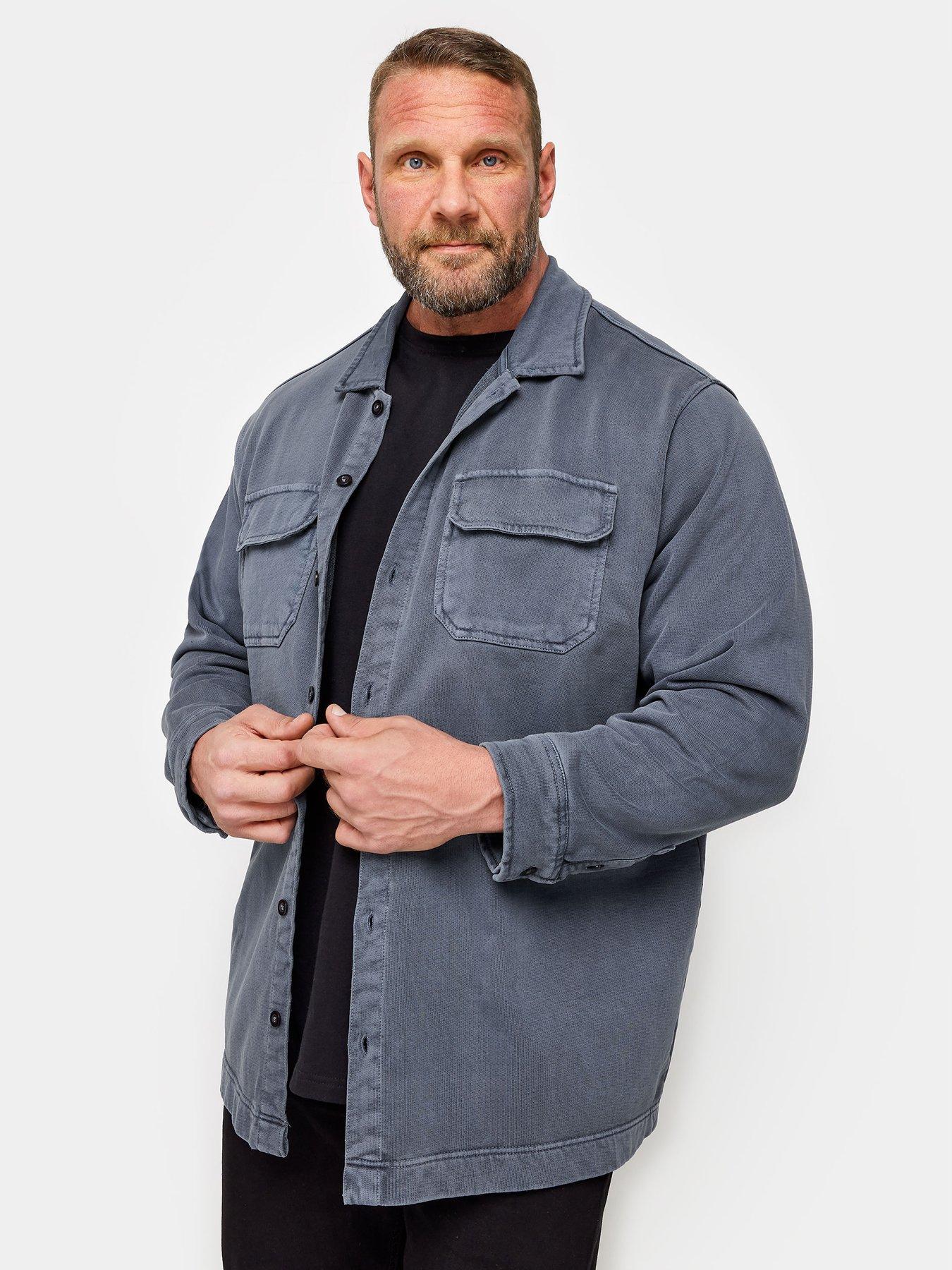  image of badrhino-overshirt-over-dyed-blue