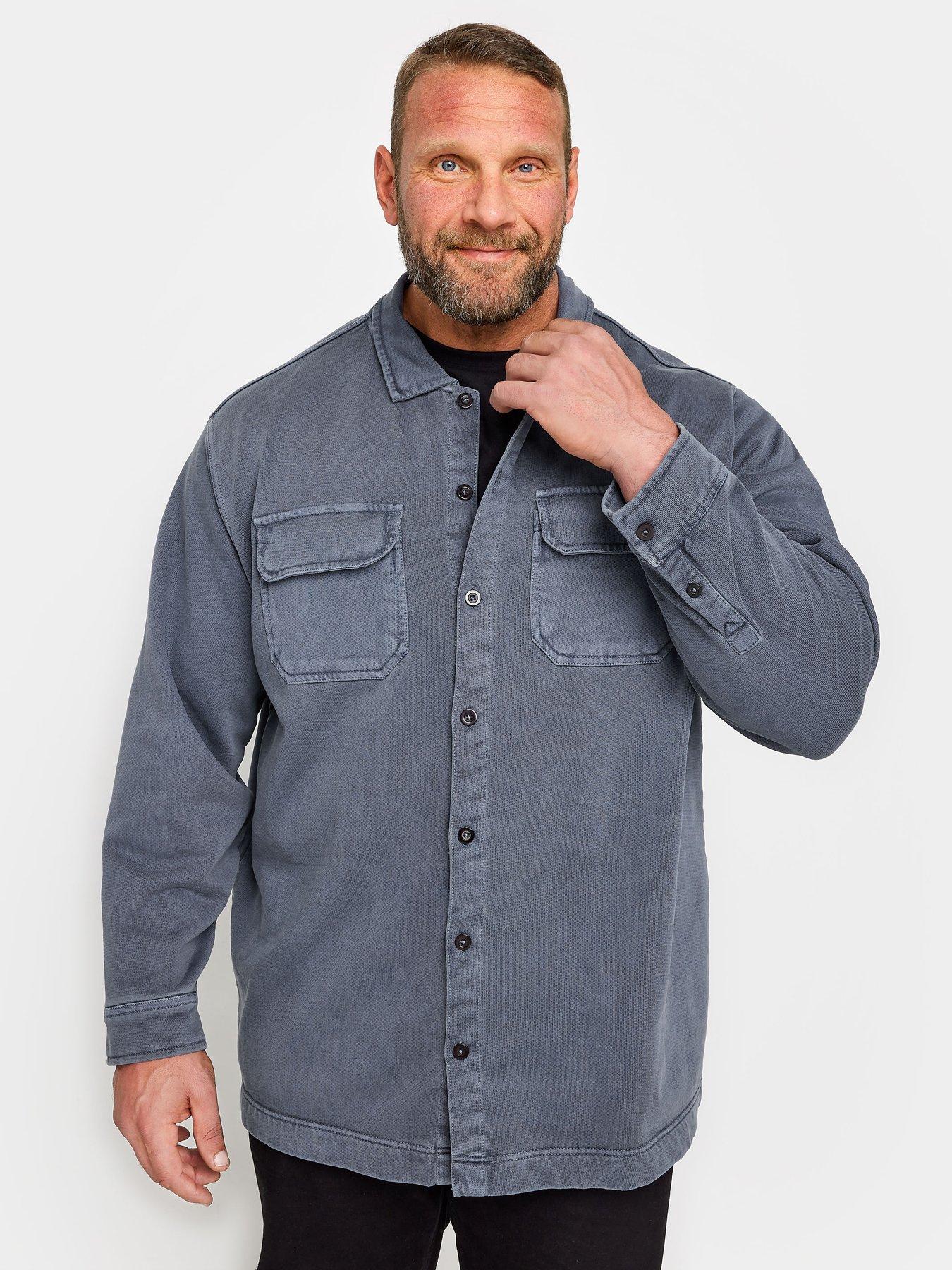  image of badrhino-overshirt-over-dyed-blue
