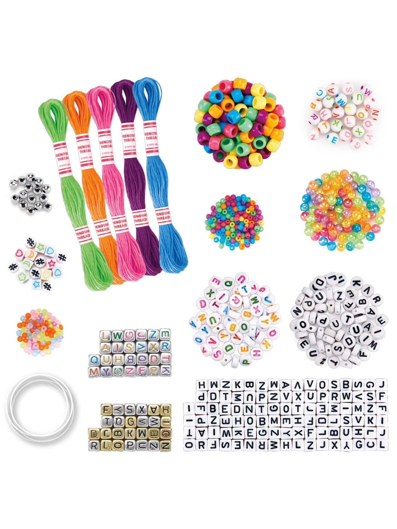  image of shimmer-sparkle-abc-fashion-bead-bracelets
