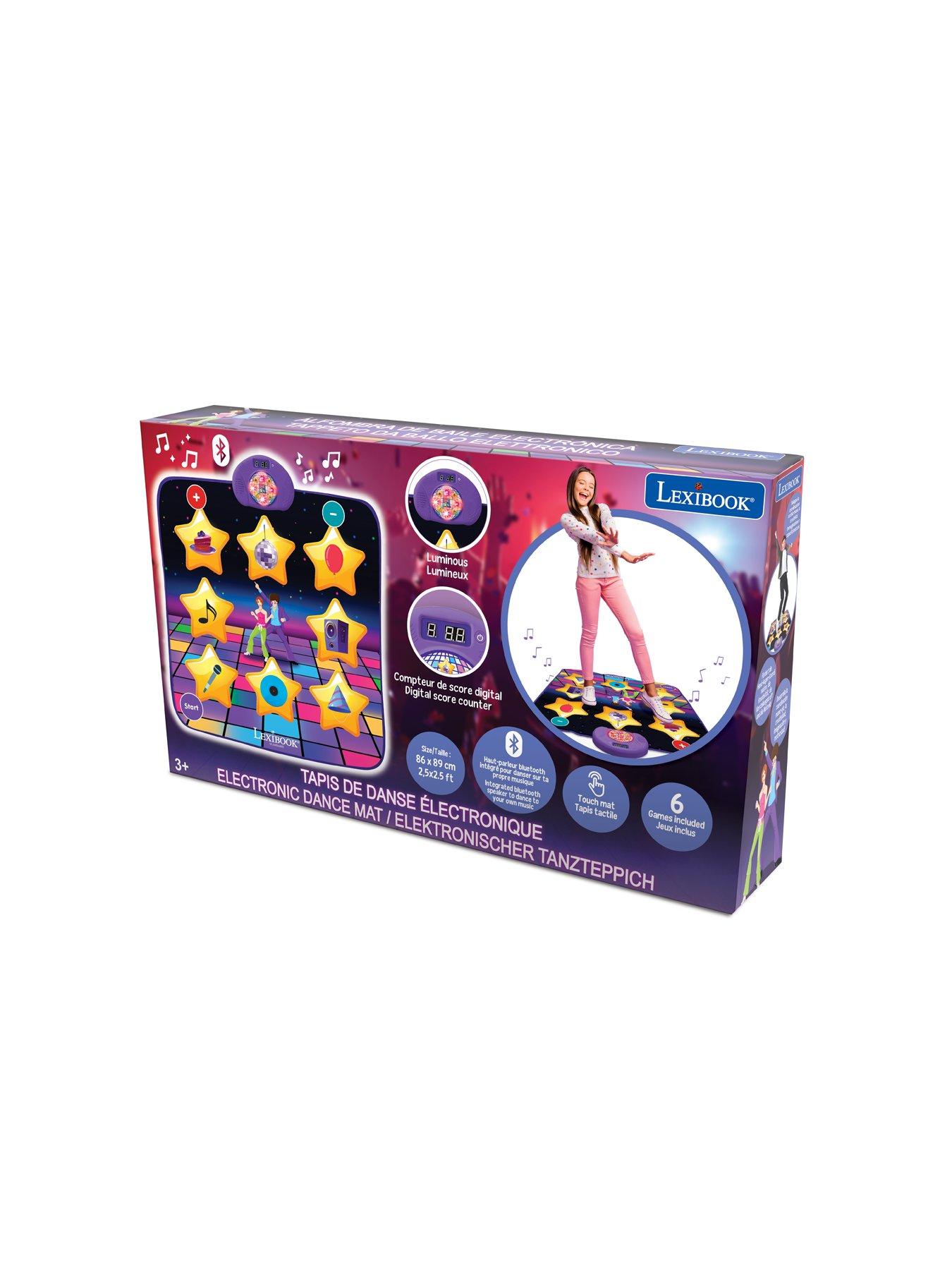  image of lexibook-bluetooth-dance-mat-with-6-game-modes