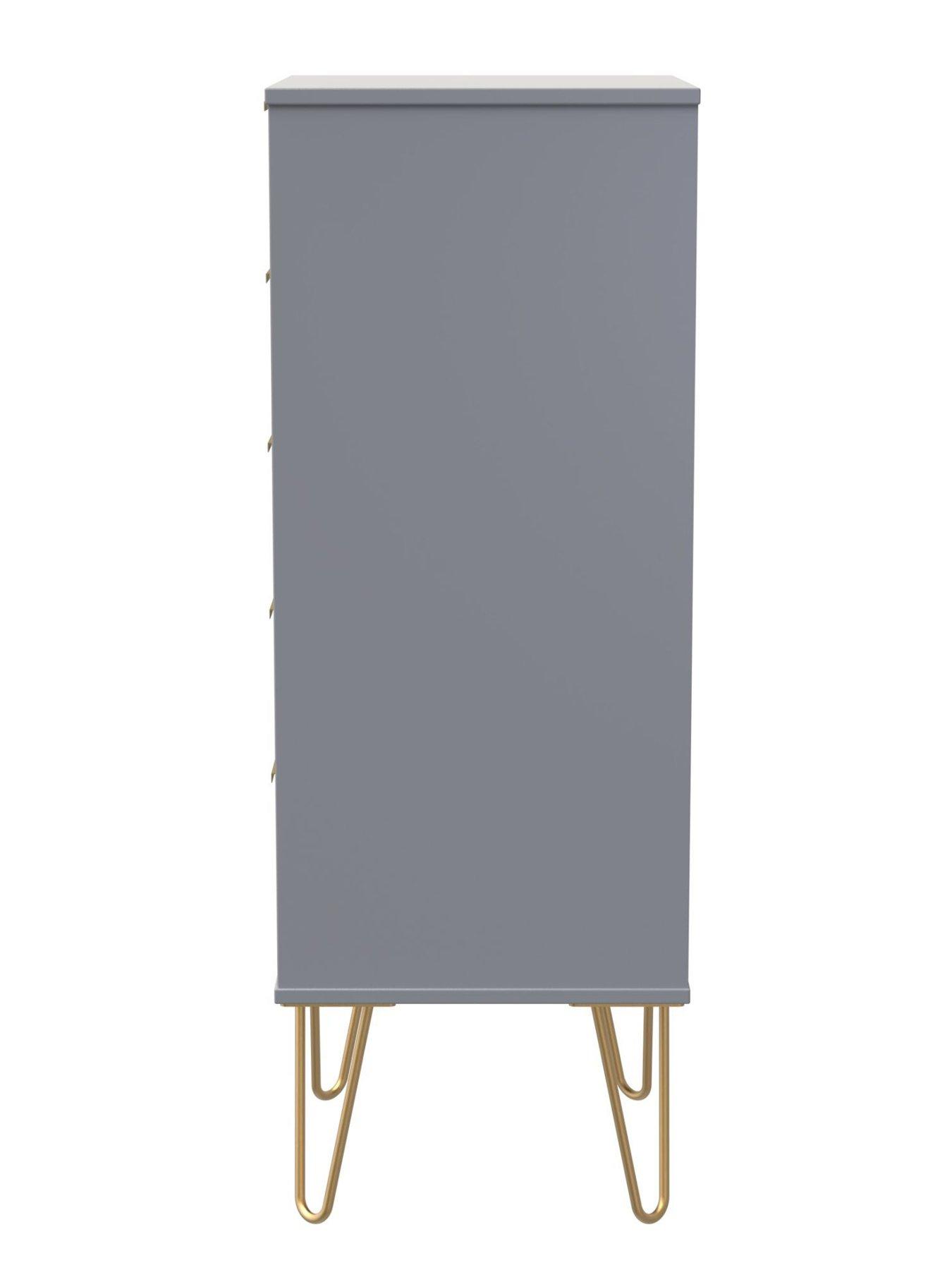  image of swift-andie-ready-assemblednbsp5-drawer-tallboy-grey