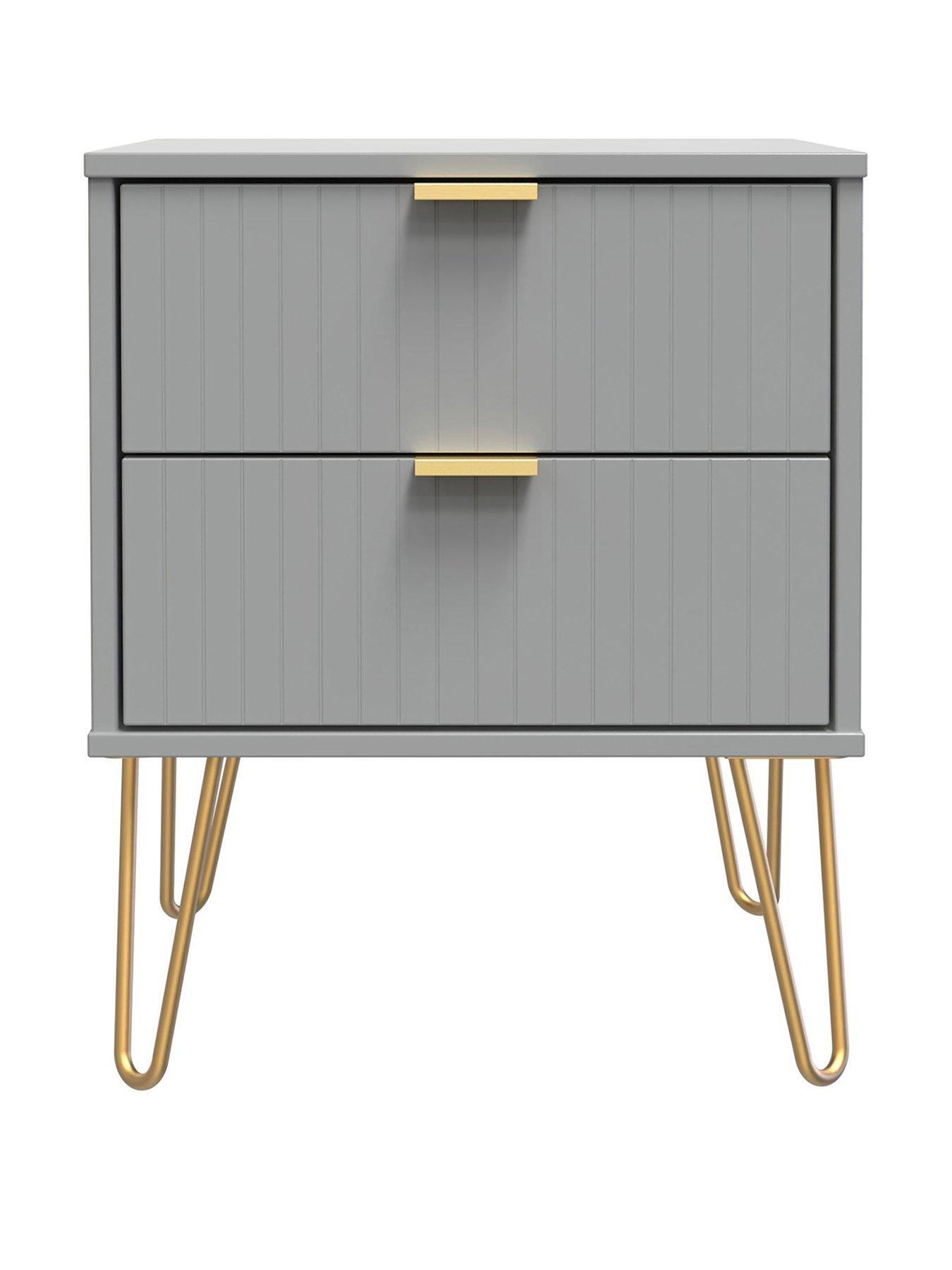  image of swift-andie-ready-assembled-2-drawer-bedside-cabinet