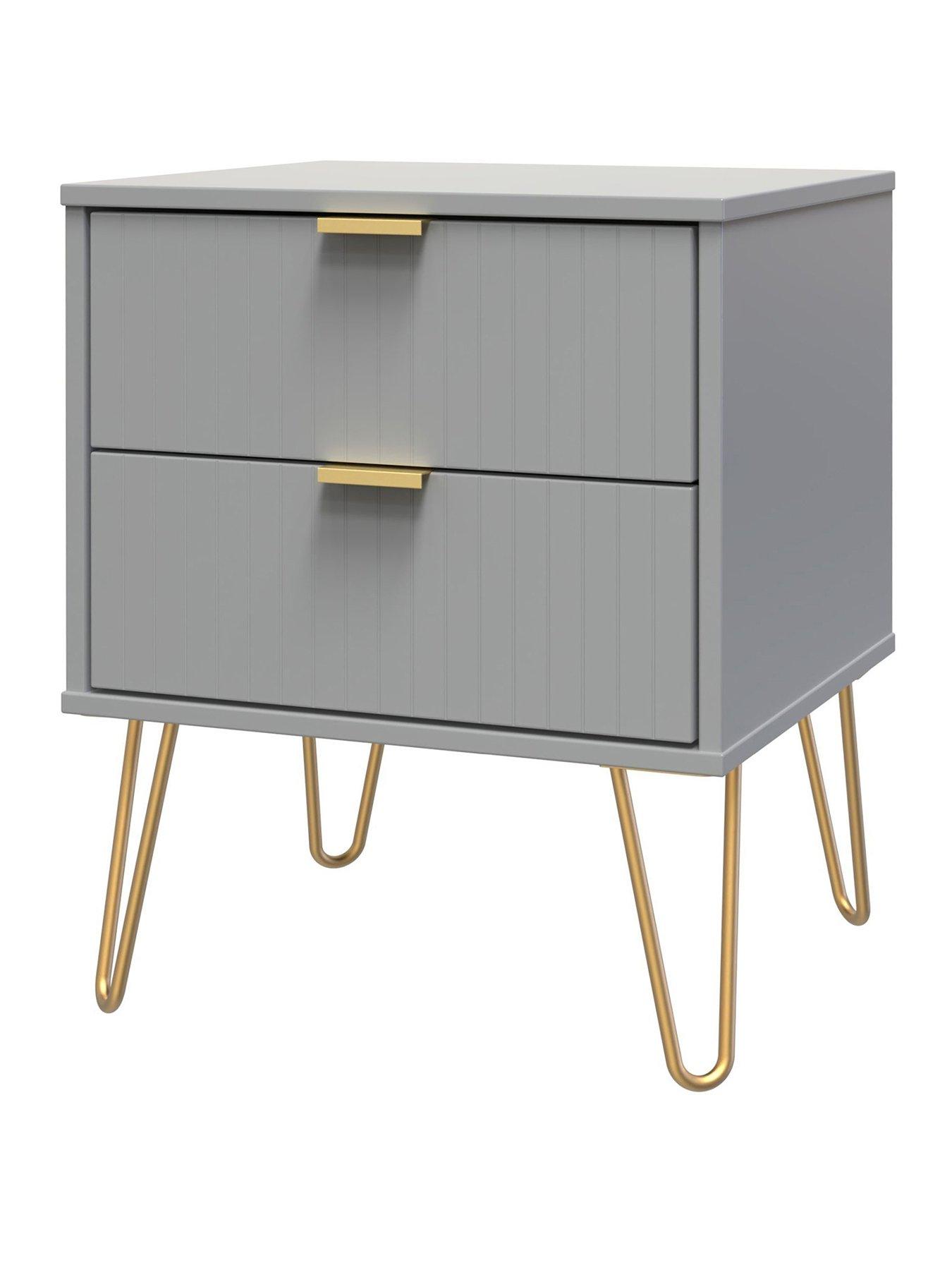  image of swift-andie-ready-assembled-2-drawer-bedside-cabinet