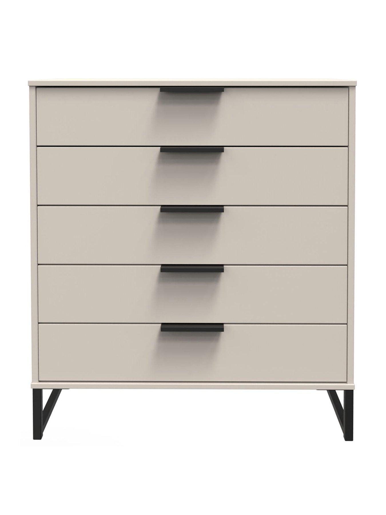SWIFT Emerson Ready Assembled 5 Drawer Chest