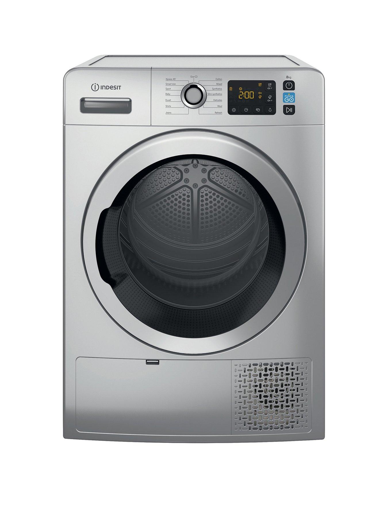 indesit-pushampgo-ytm1182ssxuk-8kg-heat-pump-freestanding-tumble-dryer-silver