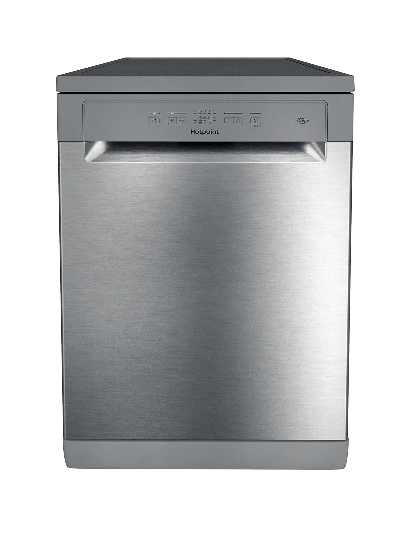 Hotpoint H2FHL626XUK 14 Place Full Size Freestanding Dishwasher - Silver