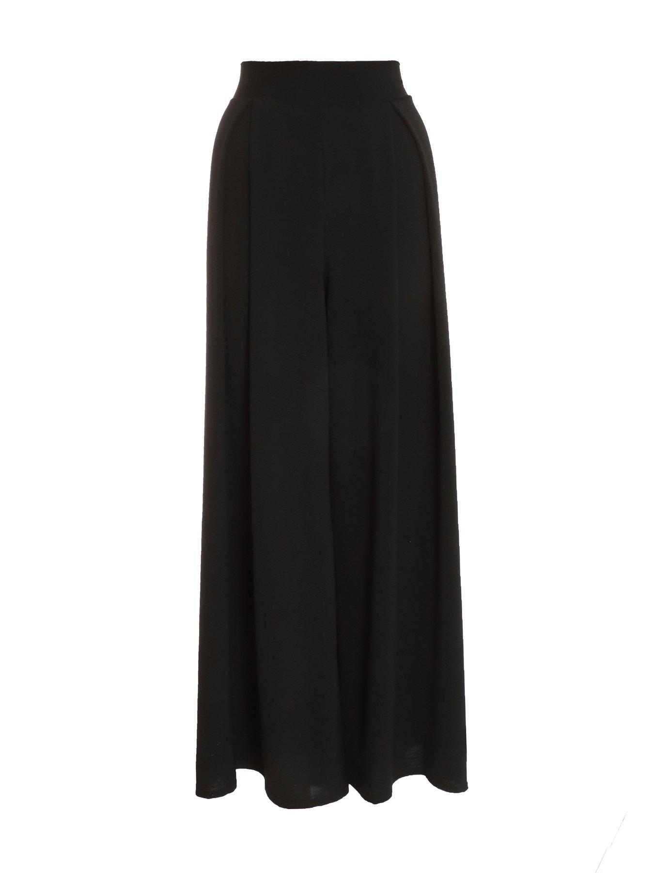 Senna Crepe Wide Leg Trousers