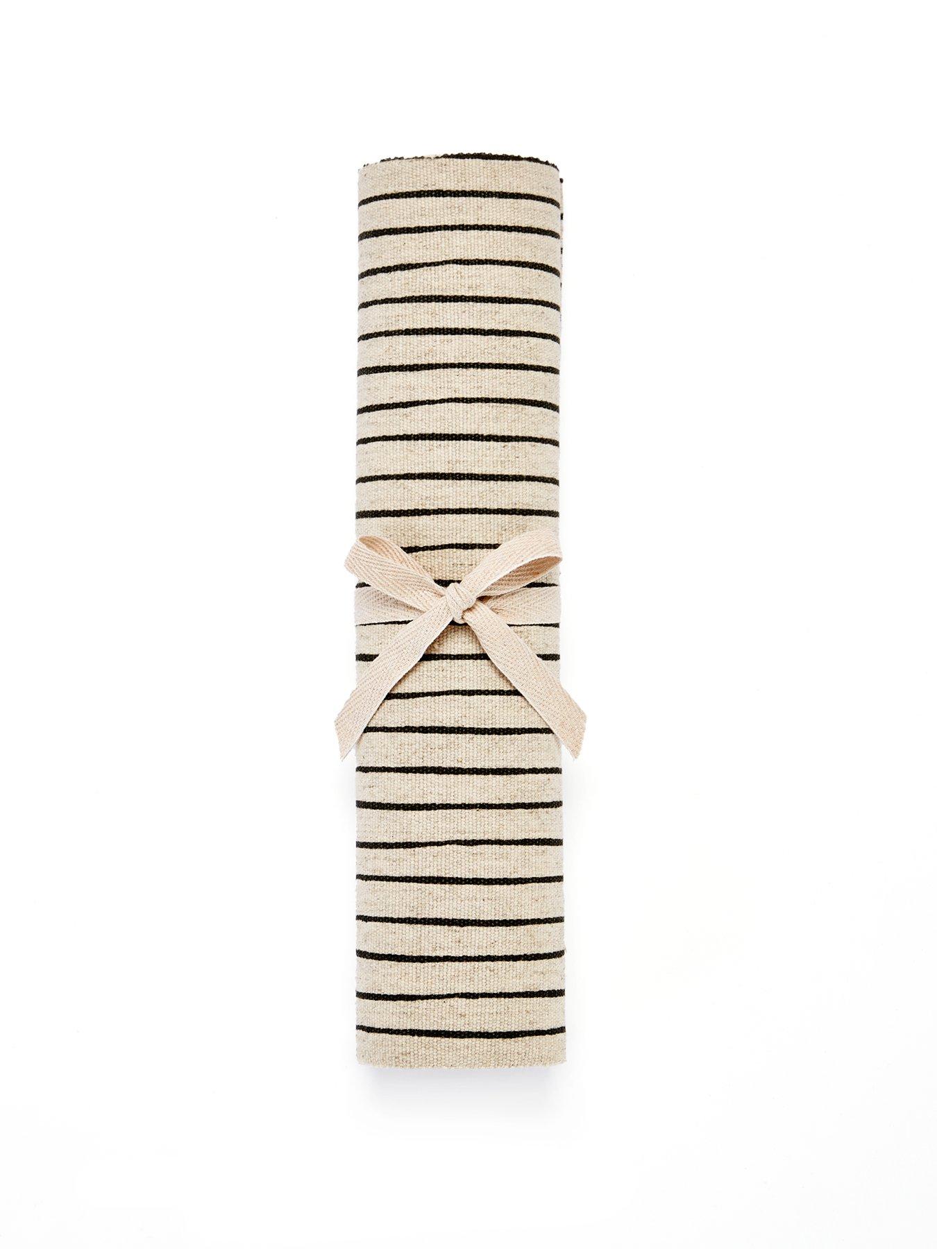Image 3 of 4 of The Very Collection Set of 4 Natural Striped Placemats