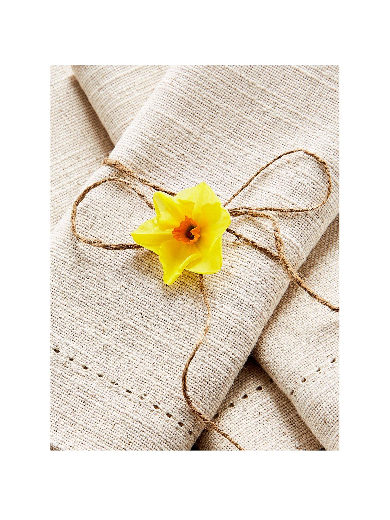 Image 2 of 4 of Very Home Set of 4 Stone Linen Napkins