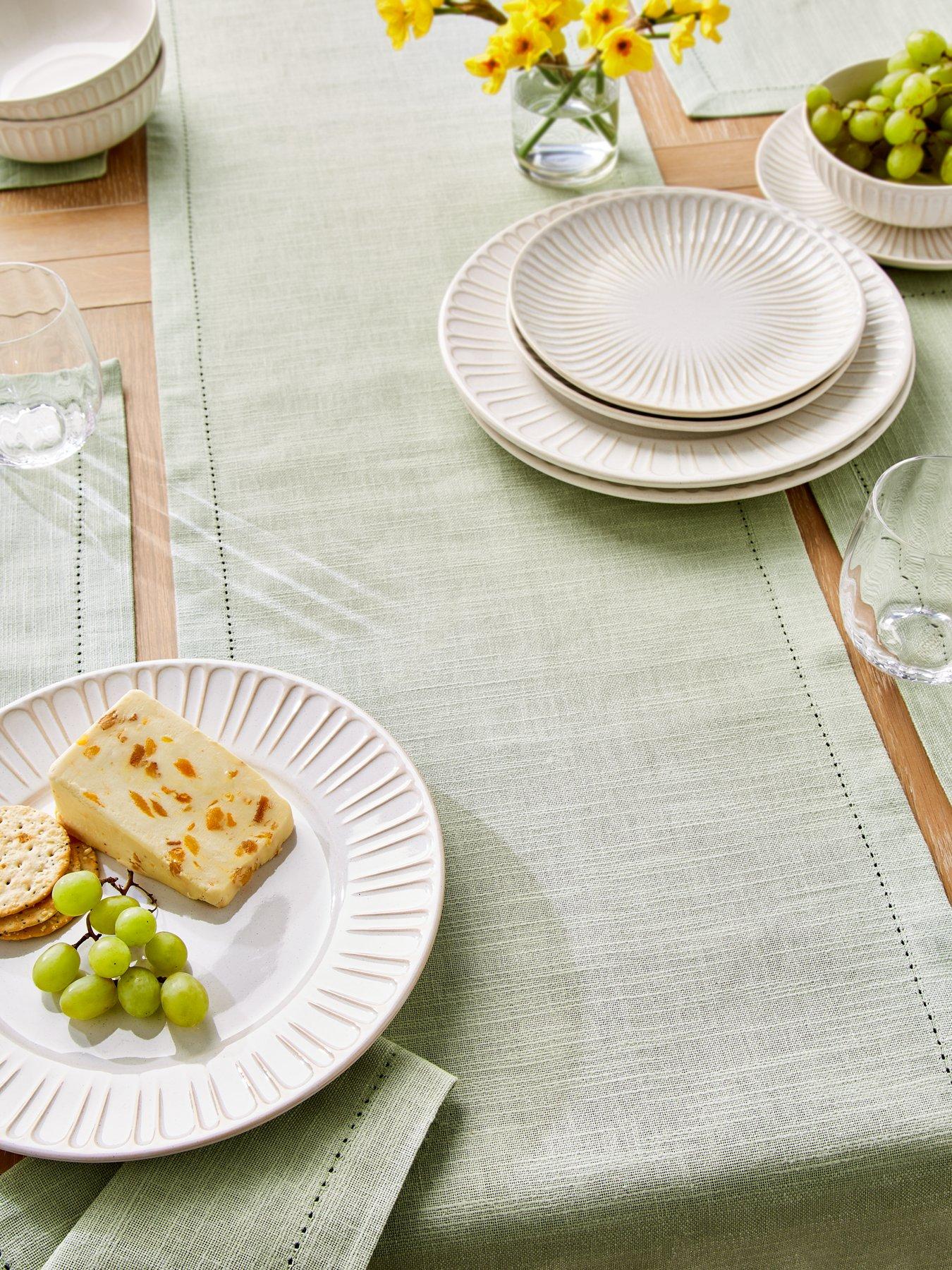 undefined Linen Table Runner in Sage