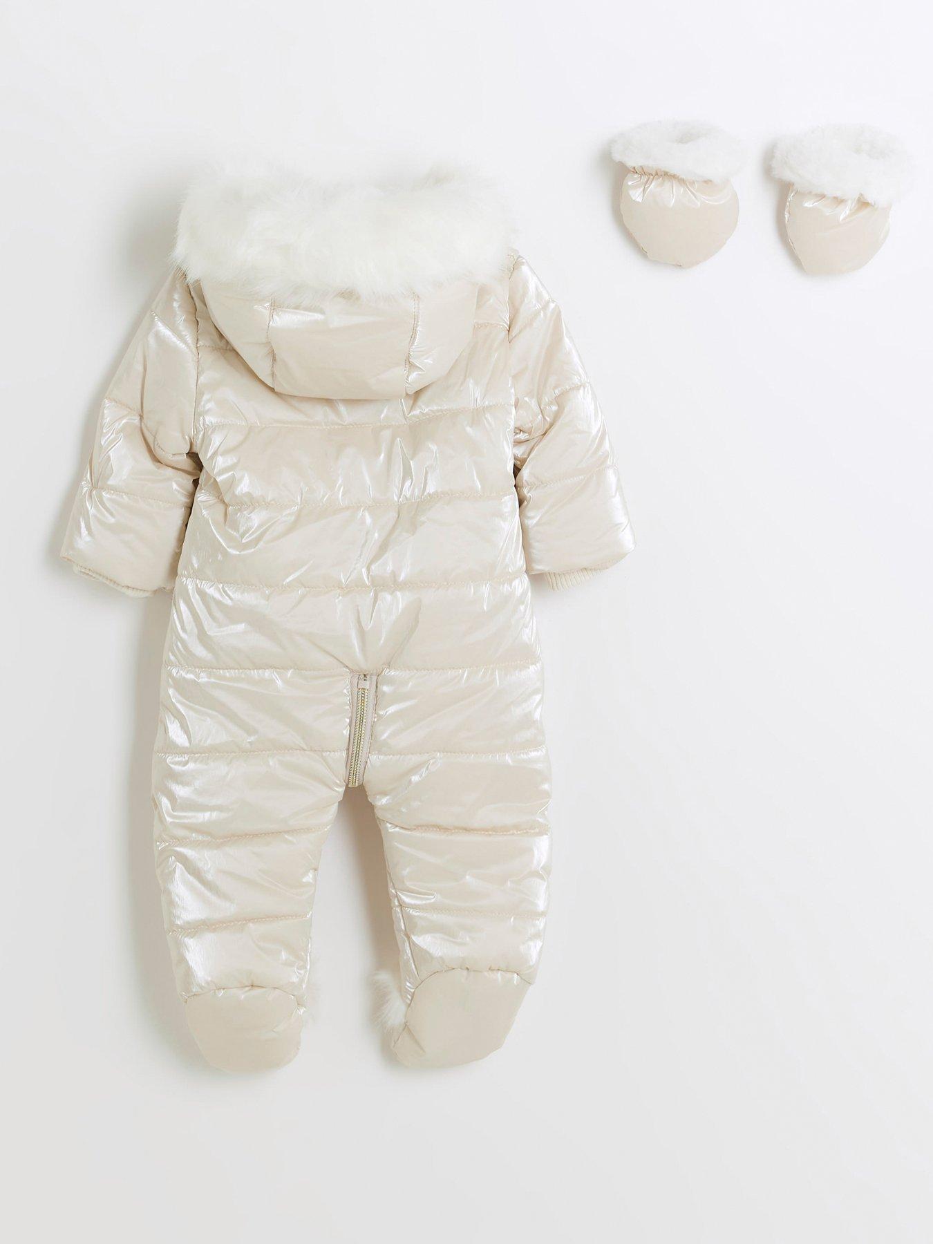 Baby girl snowsuit hot sale sale