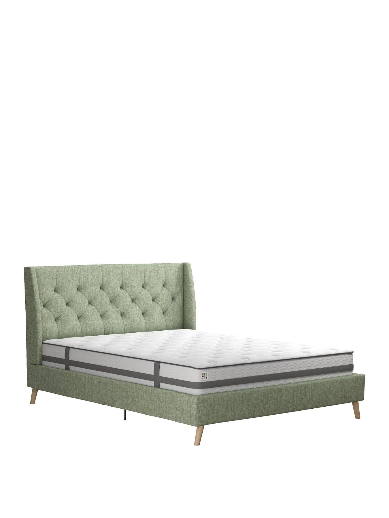 Image 3 of 7 of Novogratz Elena Double Linen Bed
