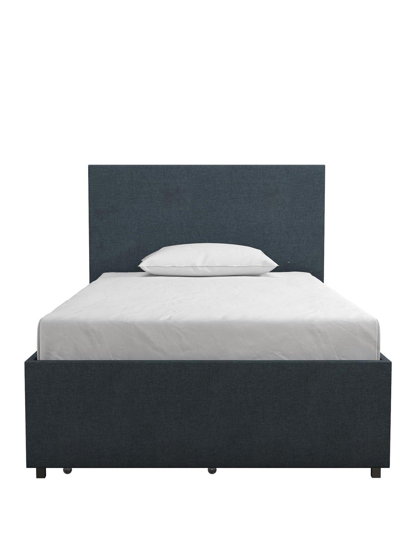 Novogratz Kelly Single Linen Bed With Storage