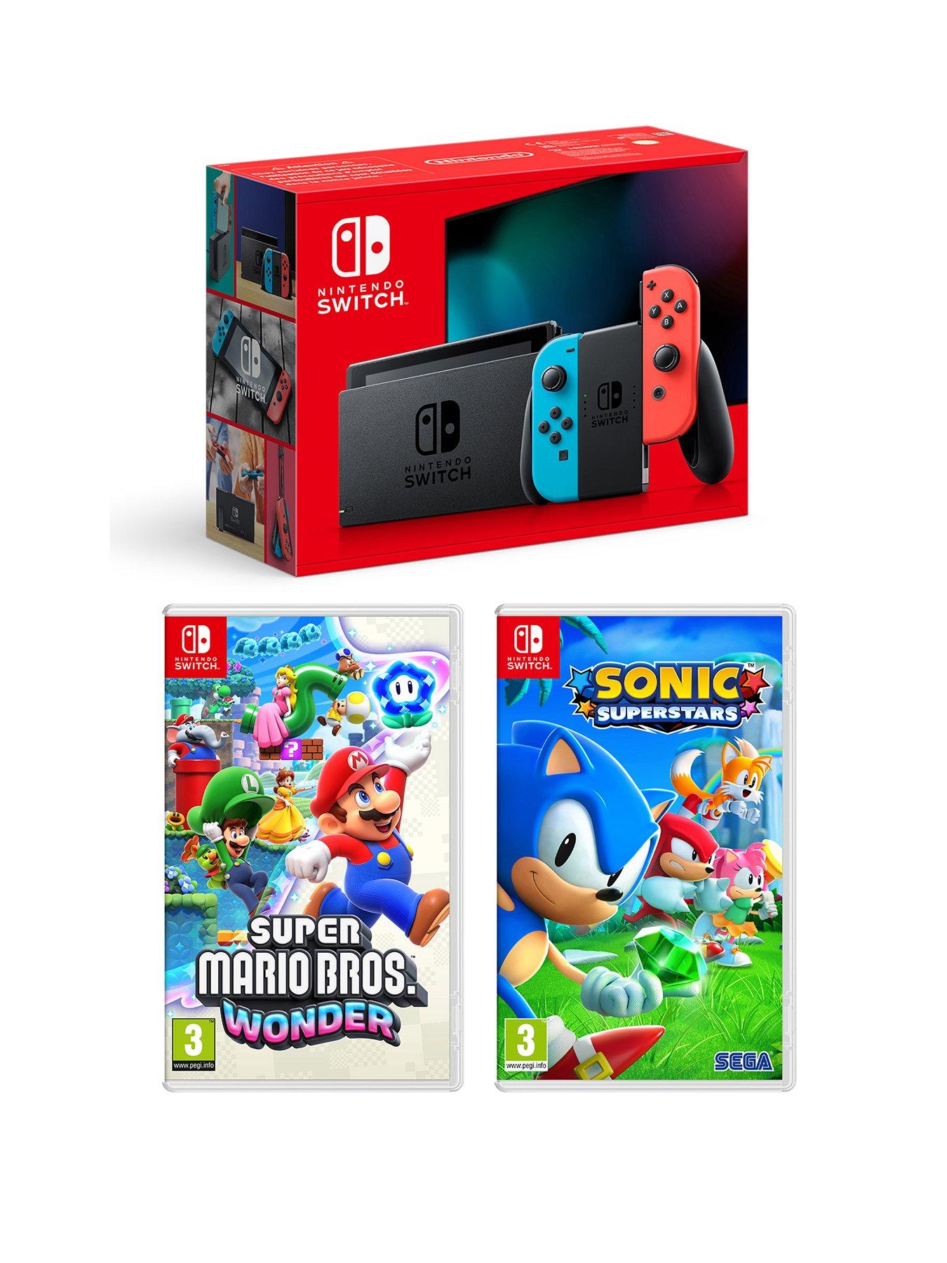 nintendo-switch-neon-with-super-mario-bros-wonder-sonic-superstars