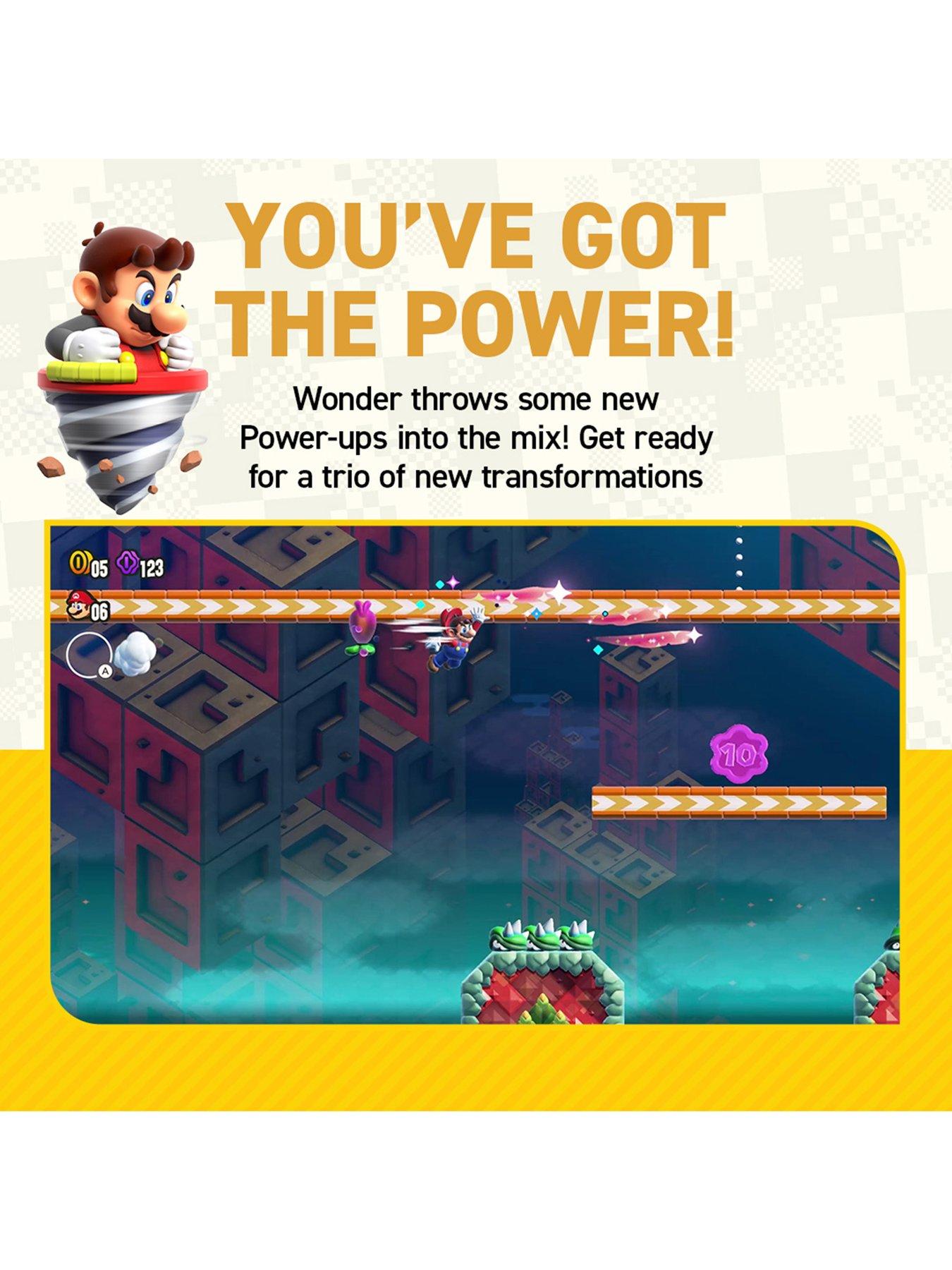  image of nintendo-switch-neon-with-super-mario-bros-wonder-amp-sonic-superstars