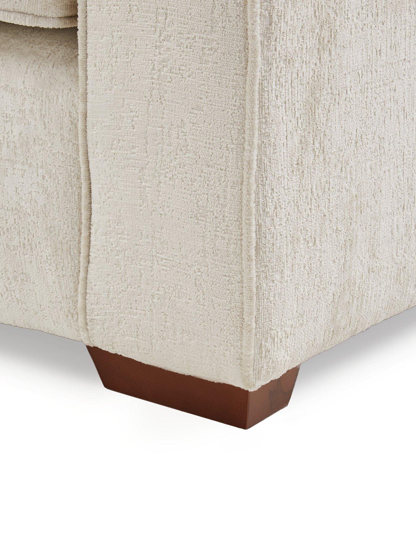 Image 4 of 7 of Very Home Elsa Left Hand Scatter Back Corner Chaise With Footstool&nbsp;- Made to Order in the UK