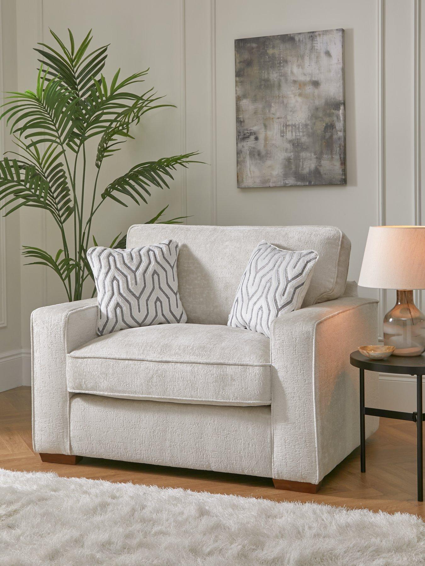 Image 1 of 6 of Very Home Elsa Fabric Snuggle&nbsp;Chair&nbsp;- Made to Order in the UK