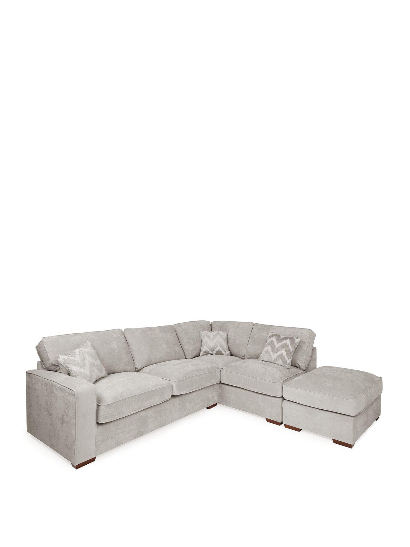 Image 2 of 7 of The Very Collection Jenna Right Hand Fabric Corner Chaise&nbsp;- Made to Order in the UK - FSC&reg; Certified