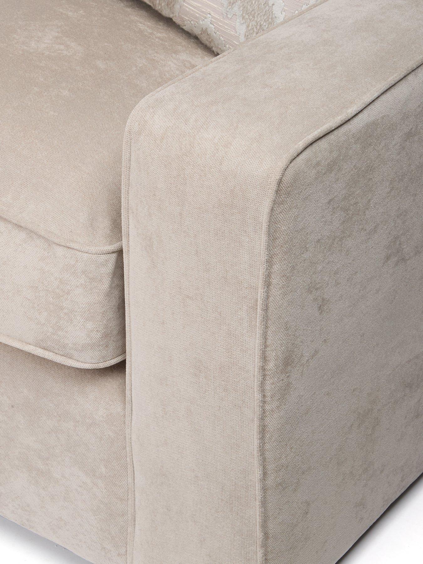  image of very-home-jenna-right-hand-fabric-corner-chaise