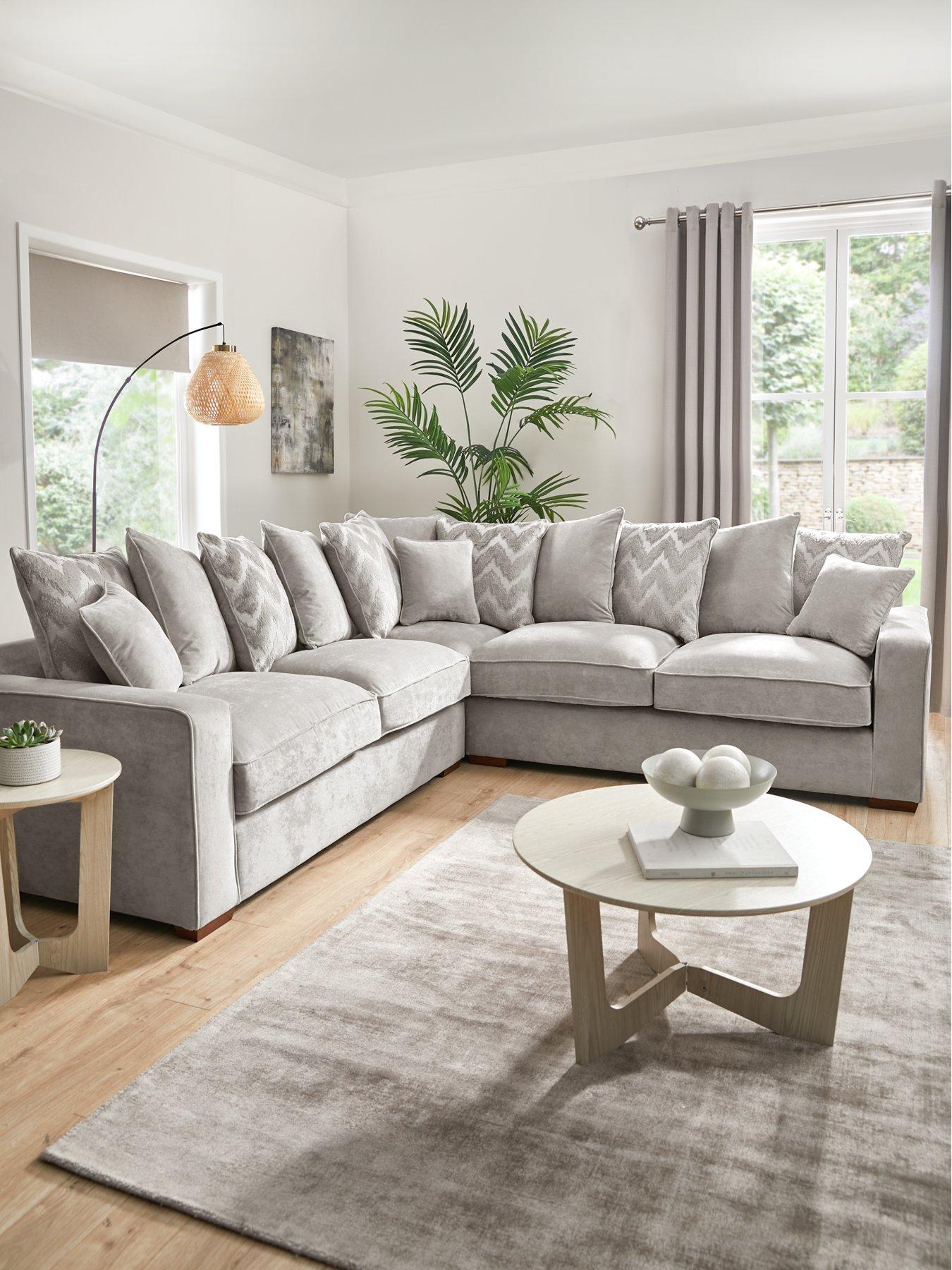 The Very Collection Jenna Fabric Corner Scatter Group Sofa - Made to Order in the UK - FSC® Certified