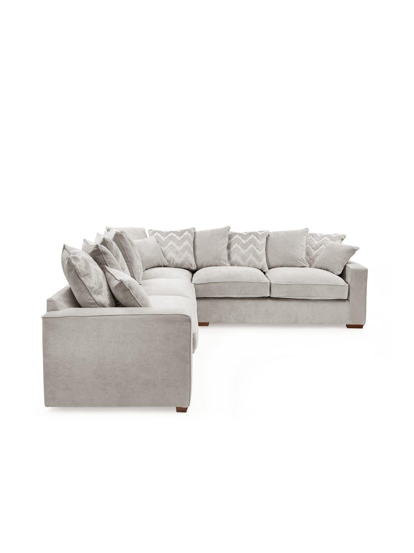 Image 3 of 6 of The Very Collection Jenna Fabric Corner Scatter Group Sofa&nbsp;- Made to Order in the UK - FSC&reg; Certified