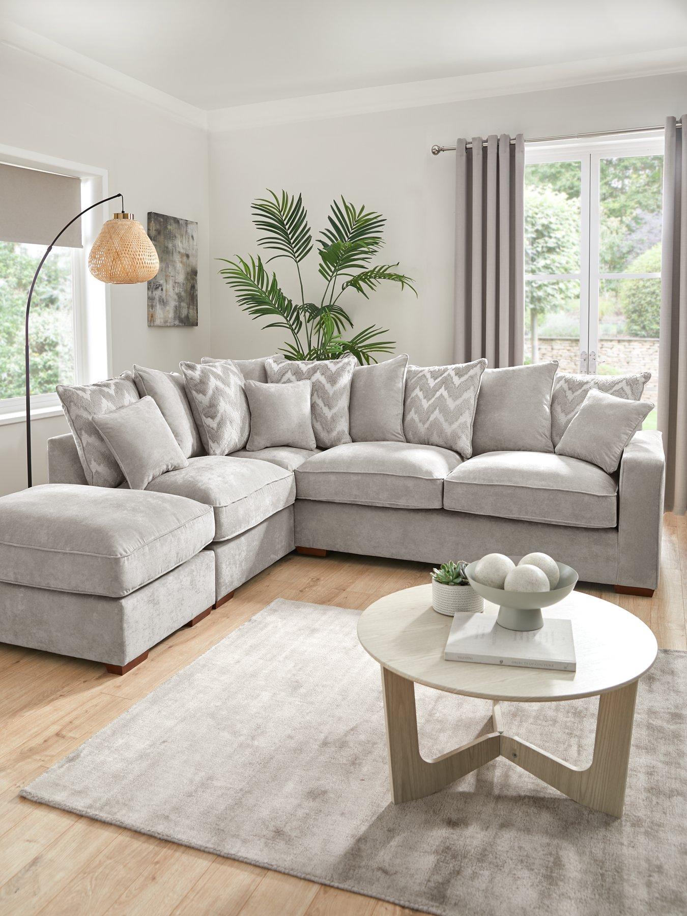 The Very Collection Jenna Left Hand Scatter Corner Chaise Sofa - Made to Order in the UK - FSC® Certified