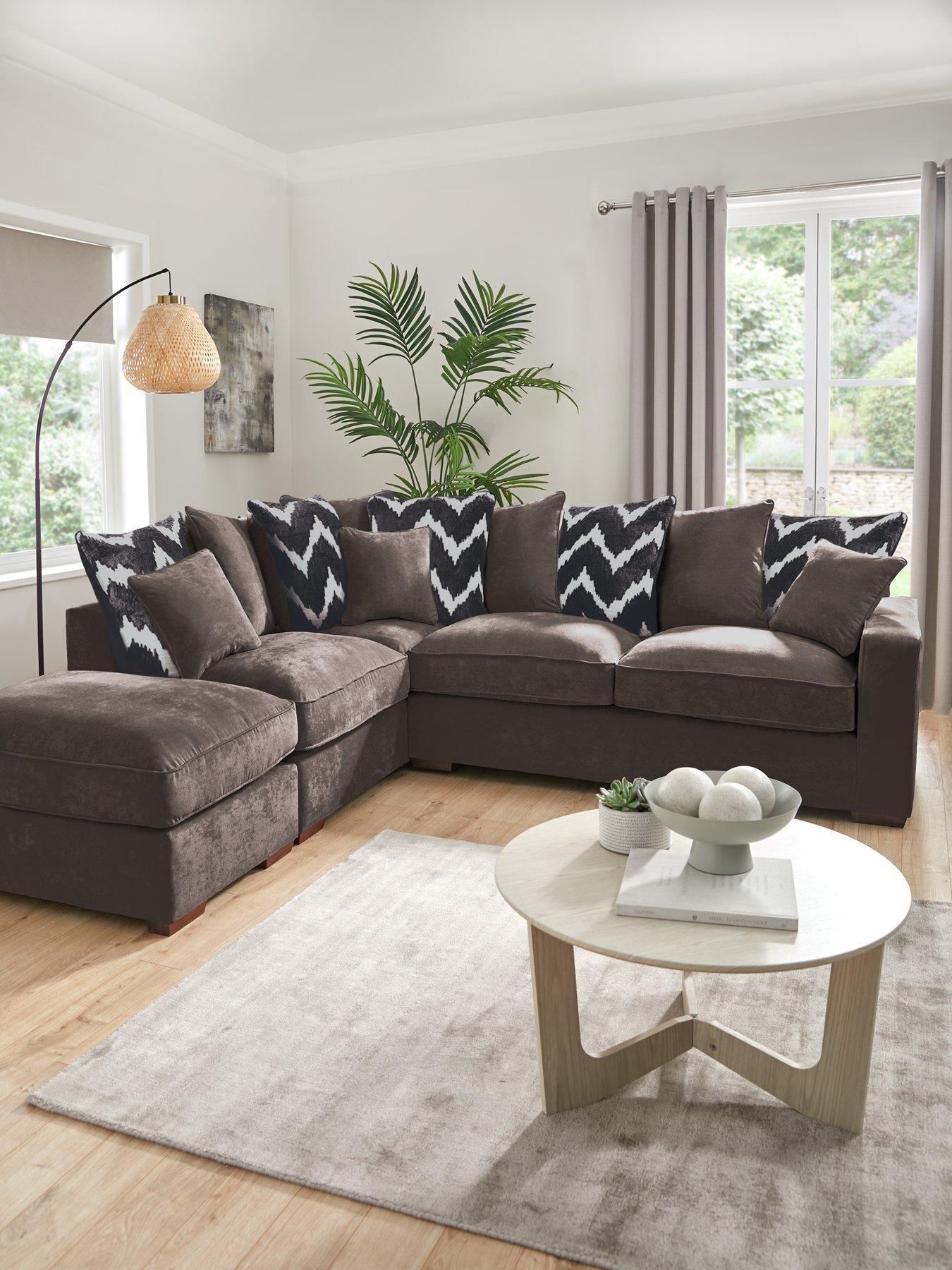 The Very Collection Jenna Left Hand Scatter Corner Chaise Sofa - Made to Order in the UK - FSC® Certified