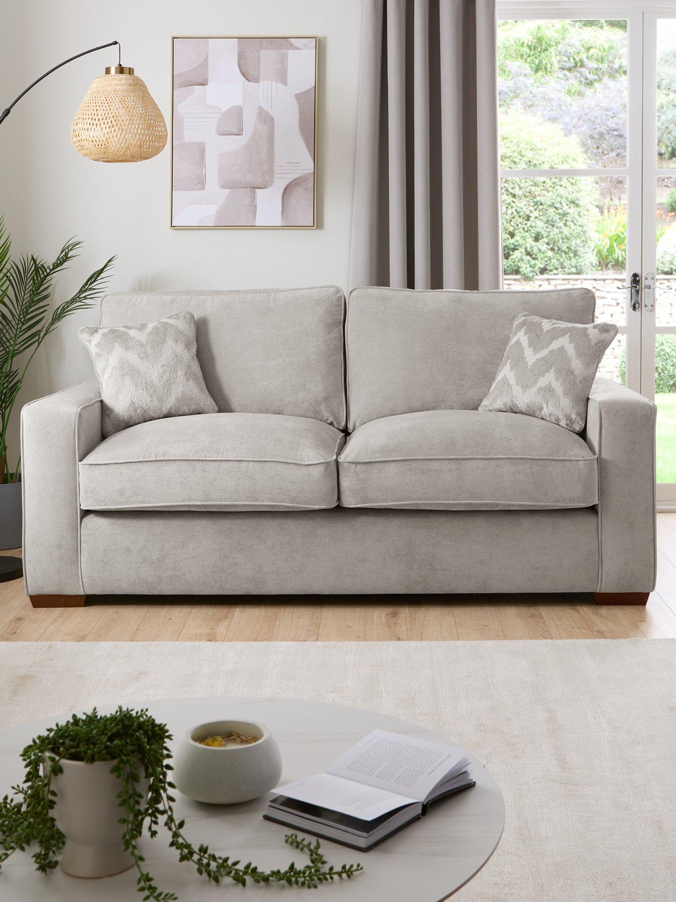 The Very Collection Jenna 3 Seater Fabric Sofa - Made to Order in the UK - FSC® Certified
