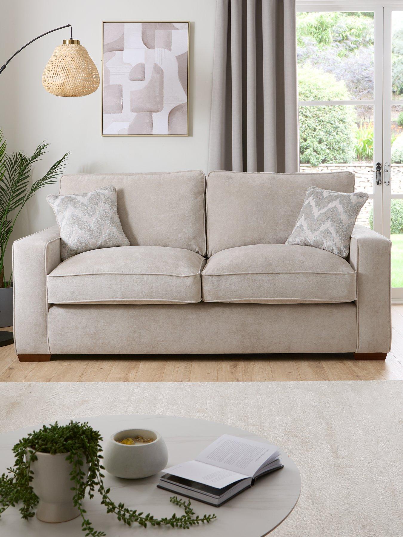 Image 1 of 7 of Very Home Jenna 3 Seater Fabric Sofa&nbsp;- Made to Order in the UK