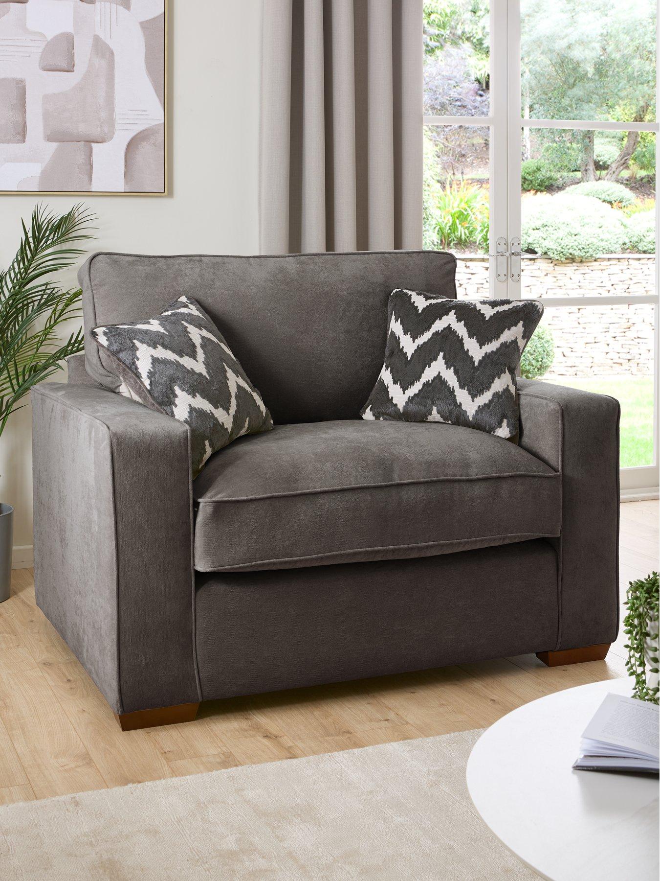 undefined Jenna Fabric Snuggle Chair