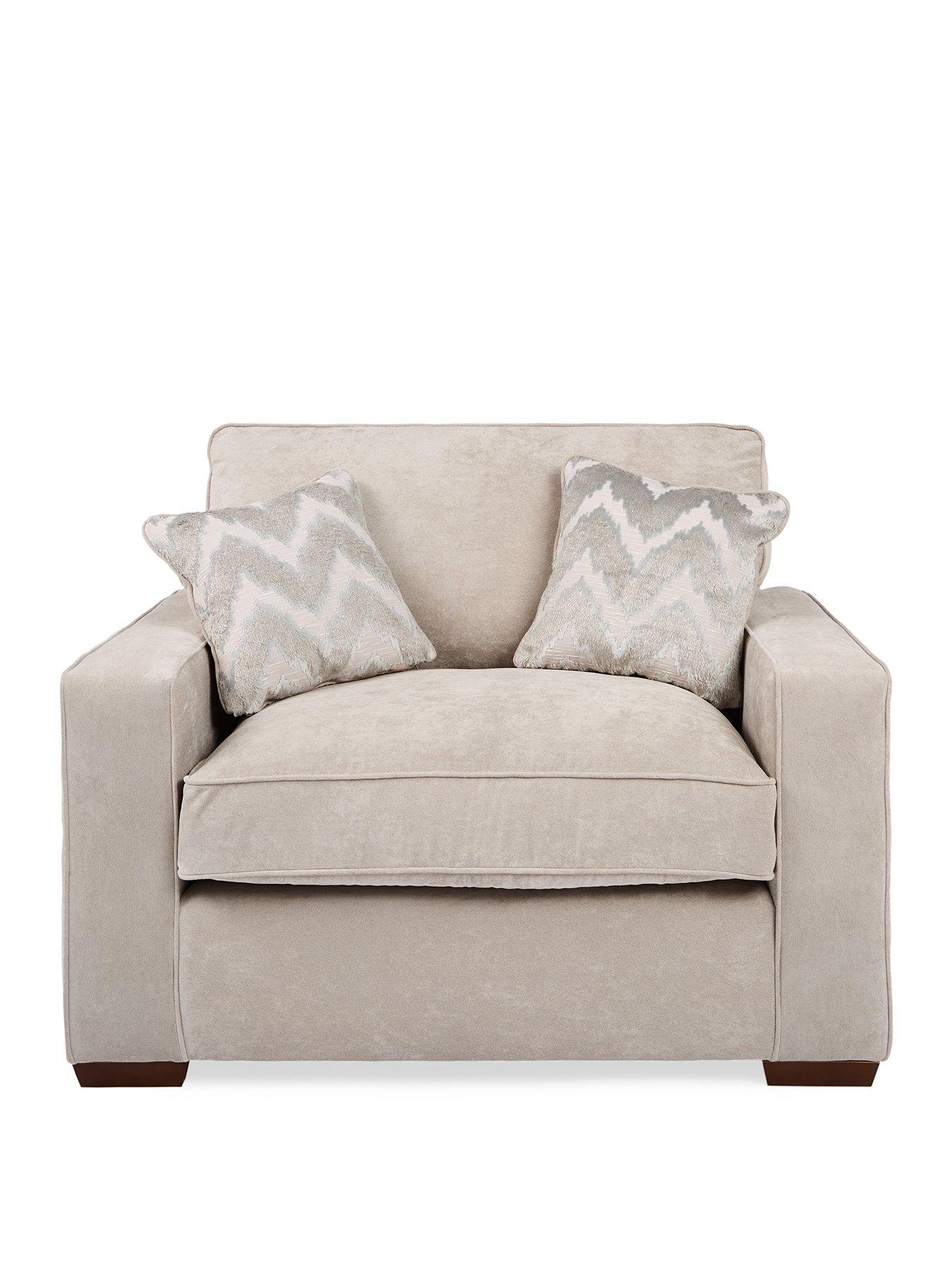 Image 2 of 7 of Very Home Jenna Fabric Snuggle Chair&nbsp;- Made to Order in the UK