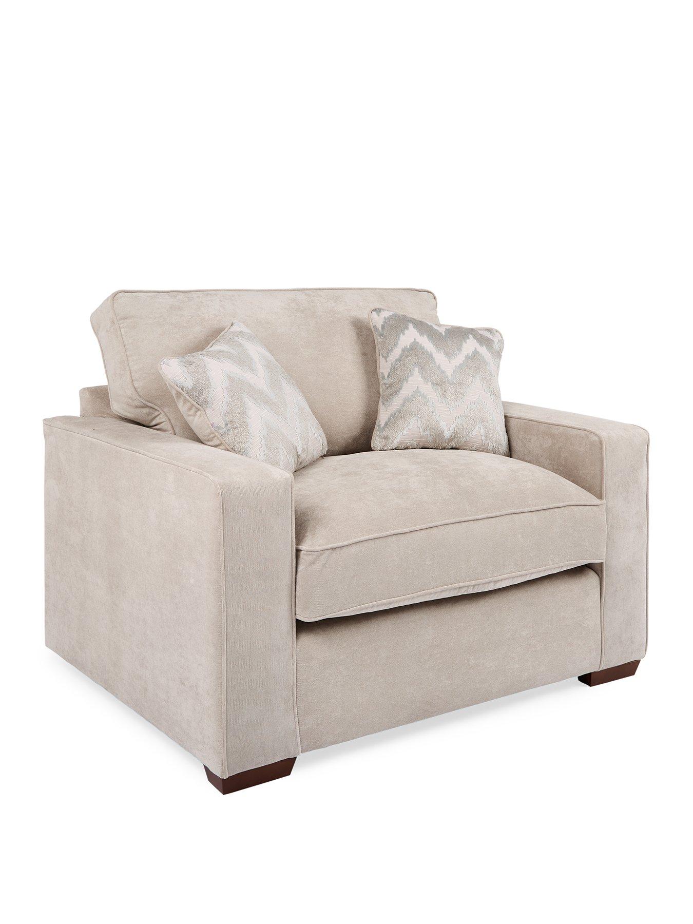 Image 3 of 7 of Very Home Jenna Fabric Snuggle Chair&nbsp;- Made to Order in the UK