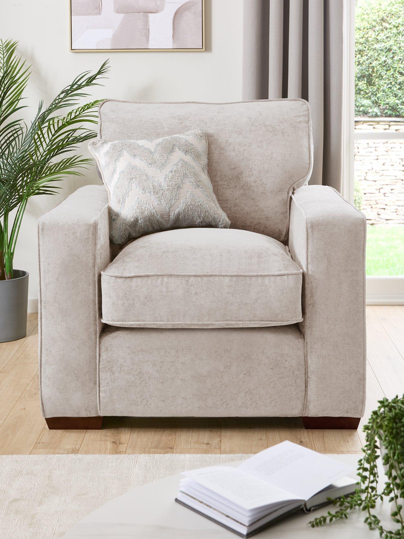 Image 1 of 7 of Very Home Jenna Fabric Armchair&nbsp;- Made to Order in the UK