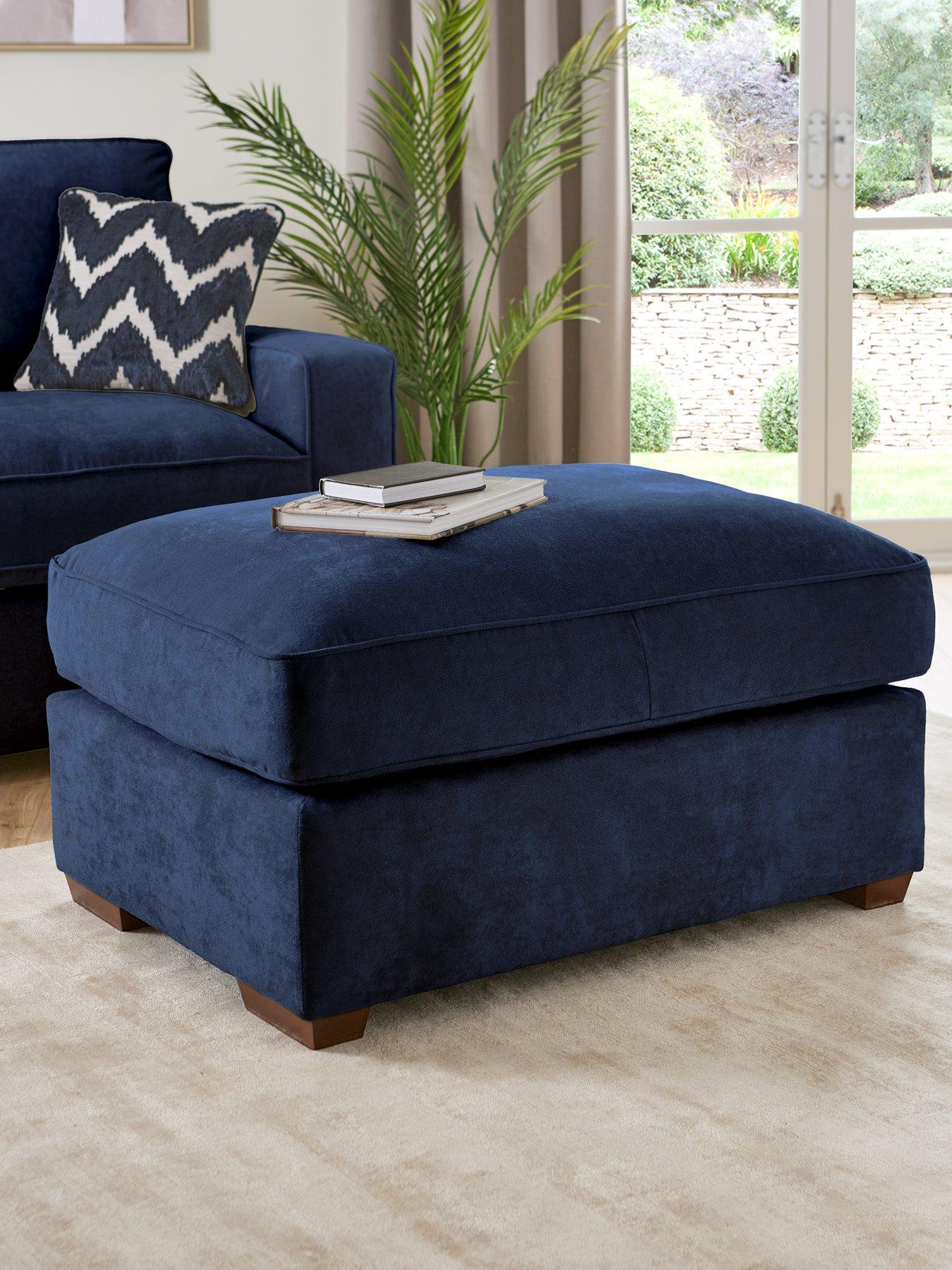undefined Jenna Footstool - Made to Order in the UK