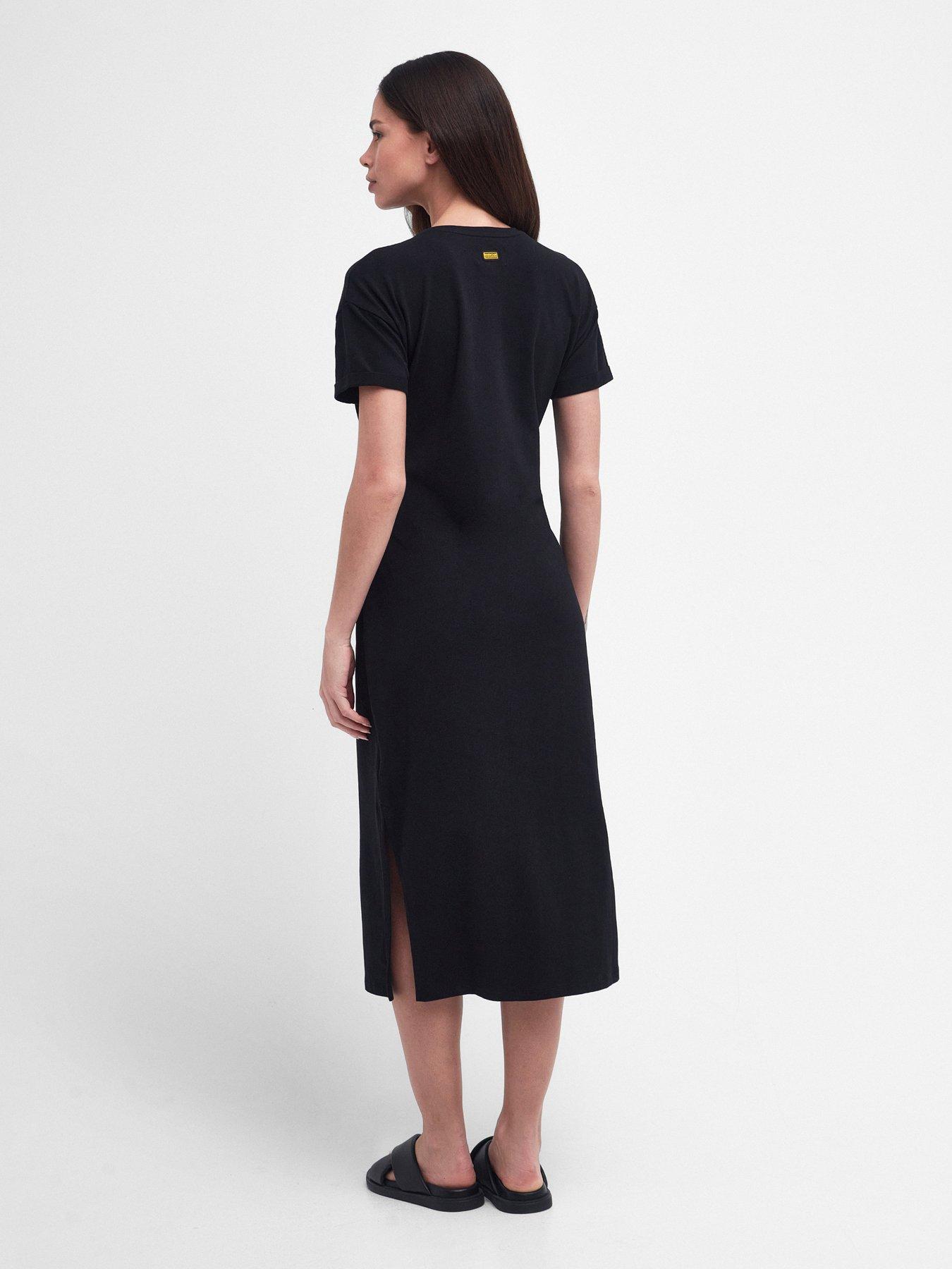 Jersey Midi T-Shirt Dress - Black