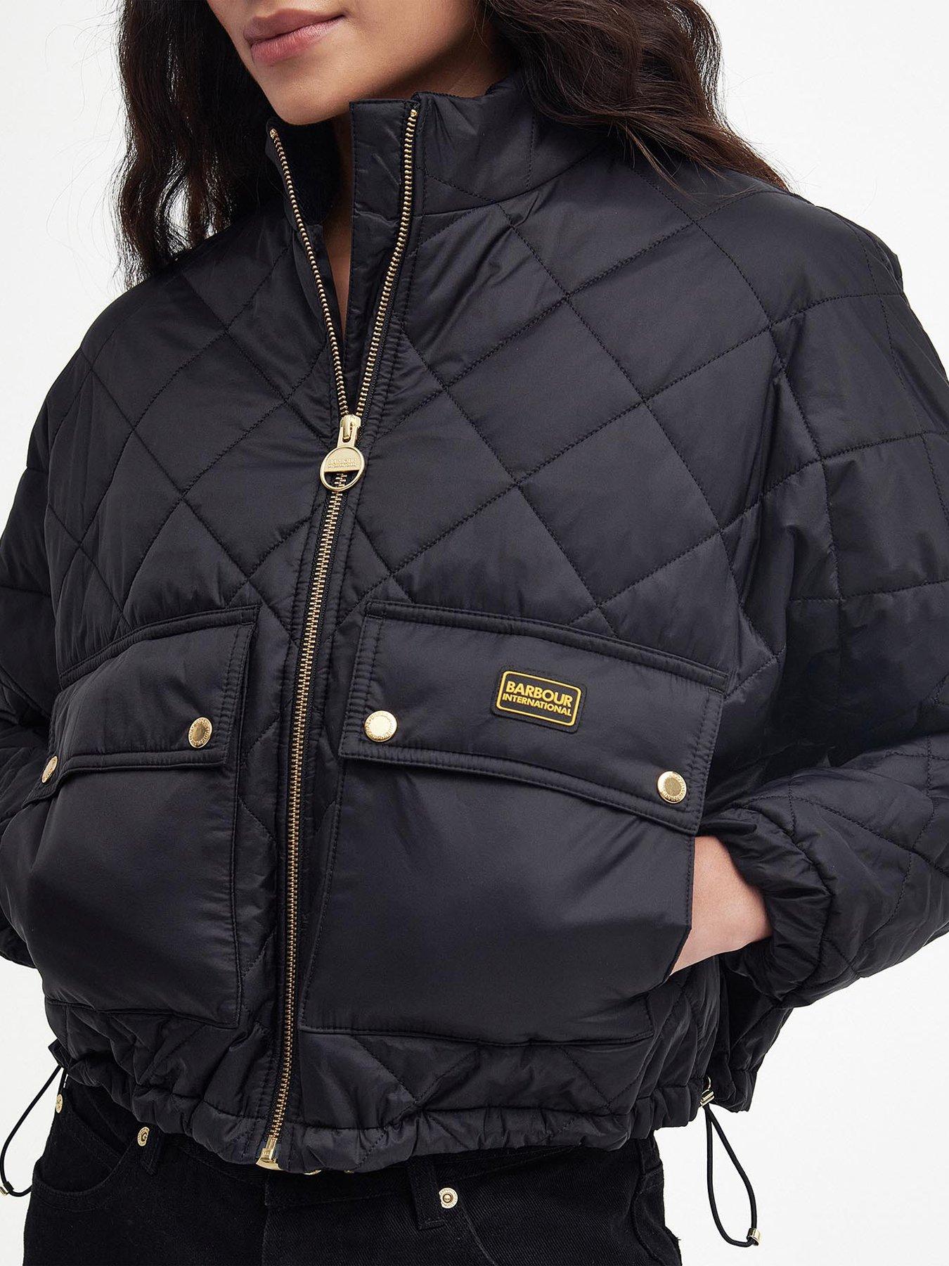 Ladies barbour store bomber jacket