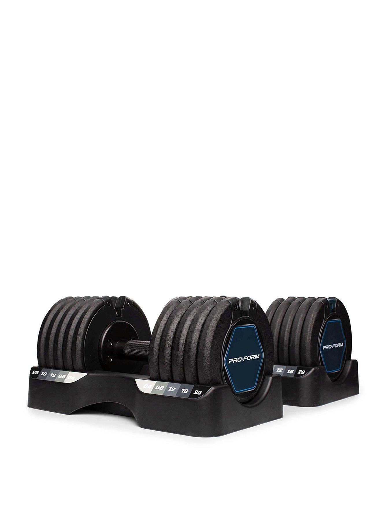 Proform adjustable dumbbells hot sale