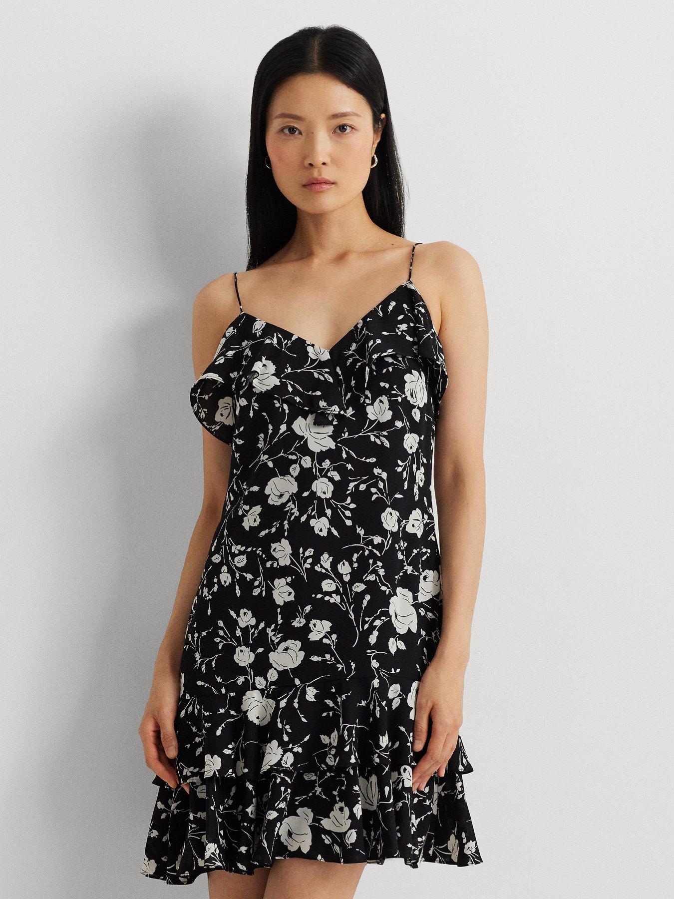 Ralph lauren black sleeveless dress sale