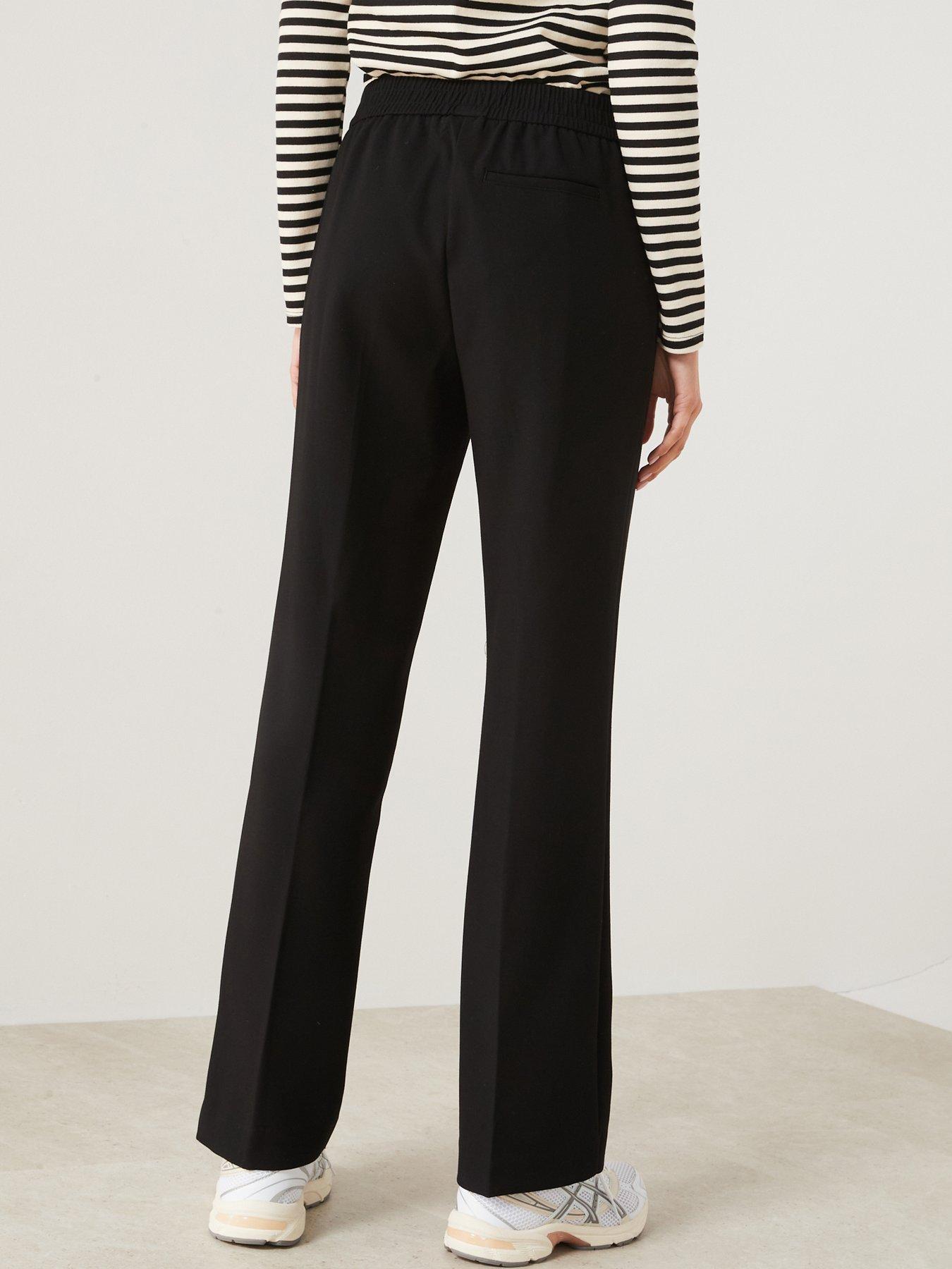 Mango Straight Design High Waist Trouser | littlewoods.com