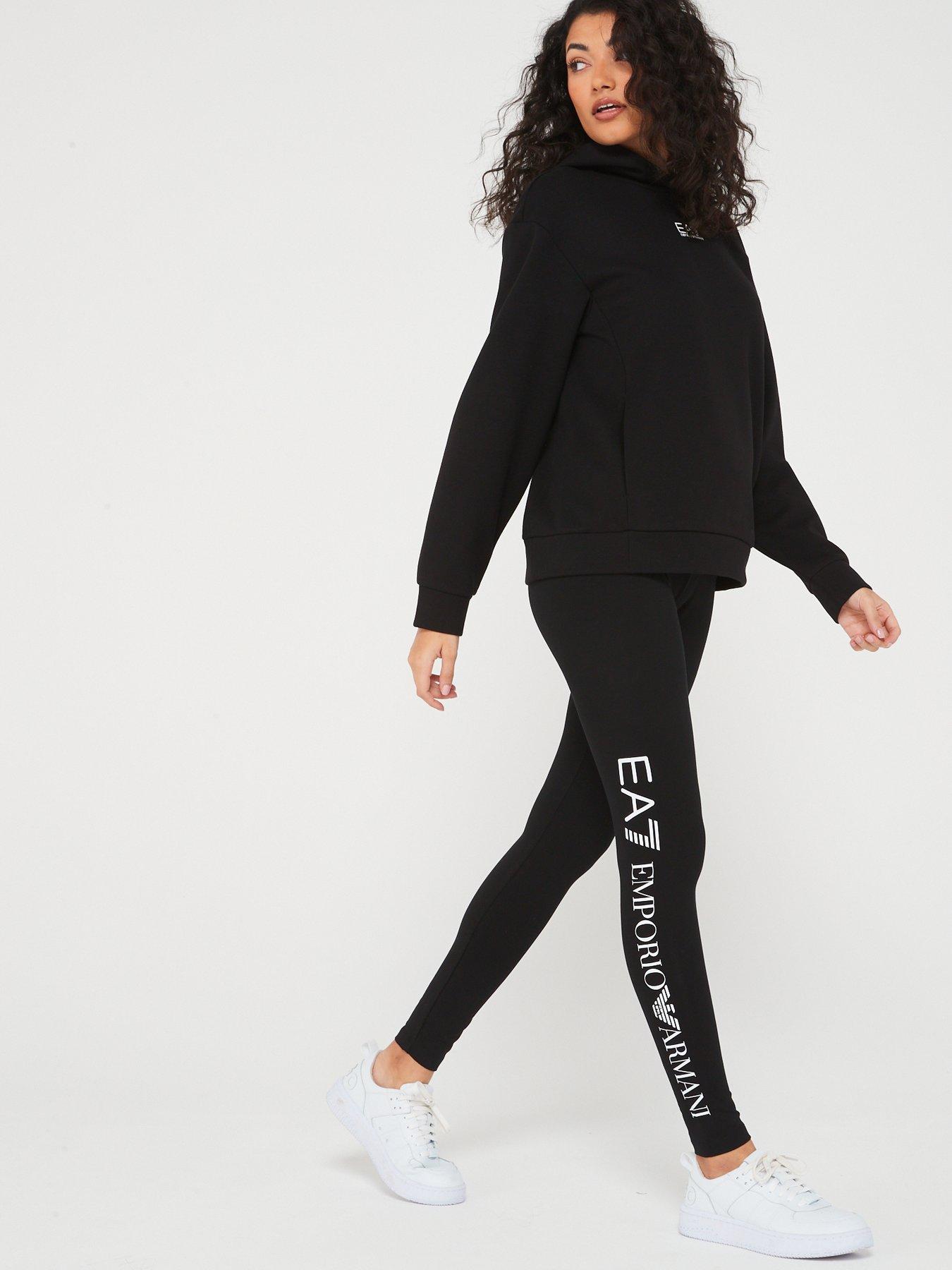 EA7 Emporio Armani Pantaloni Logo Legging - Black