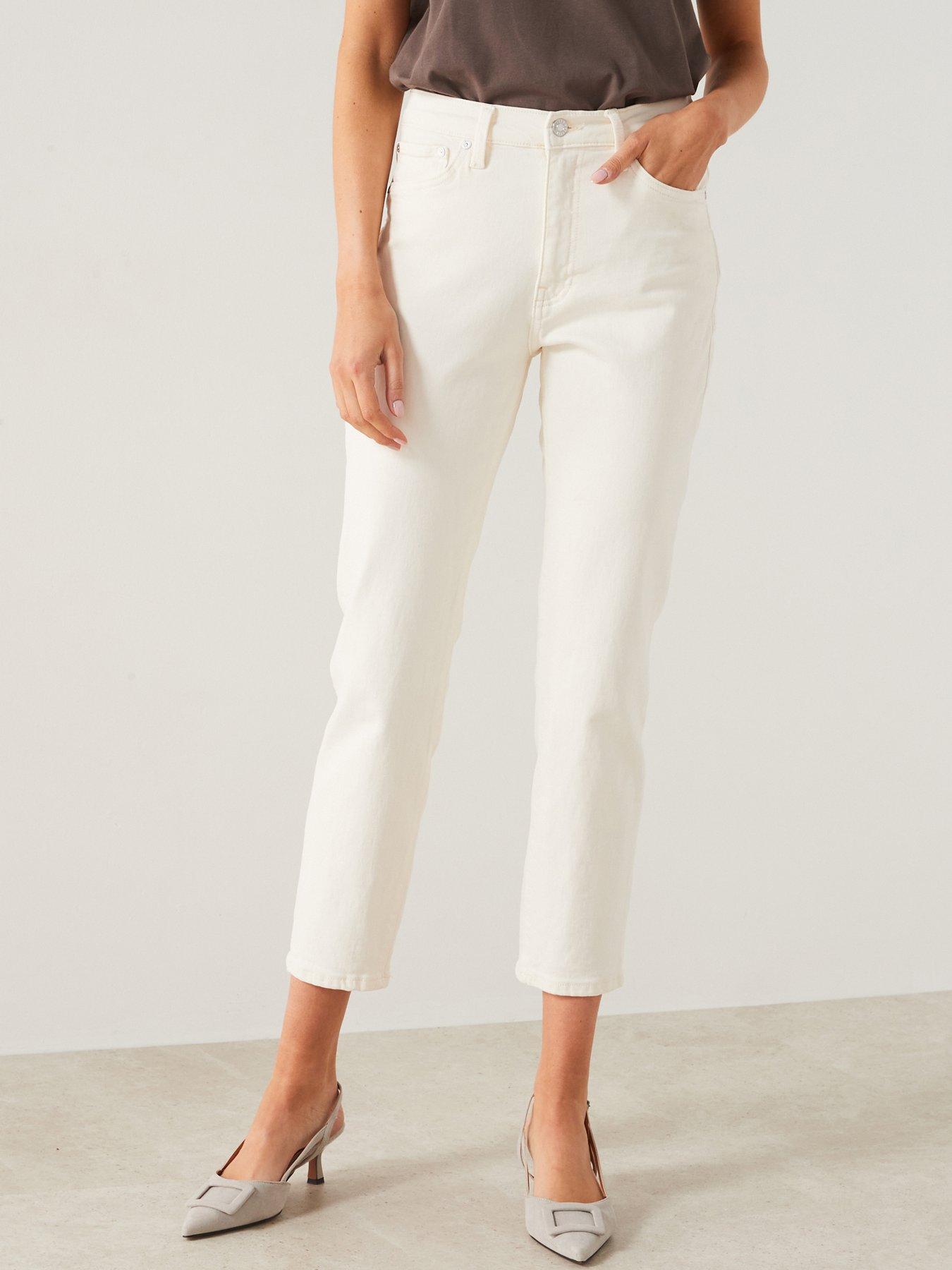 SPANX, Pants & Jumpsuits, Spanxjeanish Ankle Leggings White Jeans Jegging