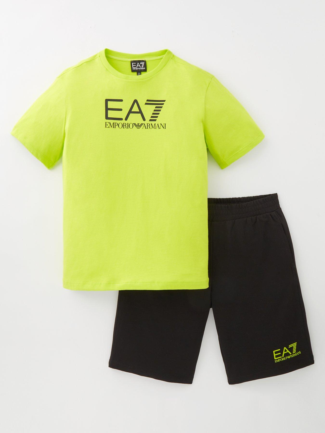 EA7 Emporio Armani Boys Visability Short Sleeve T shirt Jog