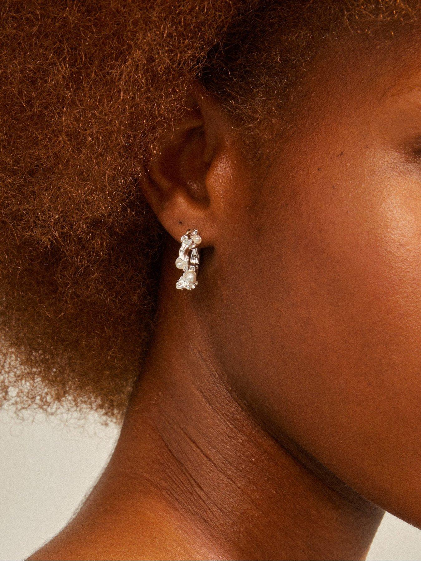 Image 3 of 3 of Pilgrim RAELYNN Silver-Plated&nbsp;Earrings&nbsp;