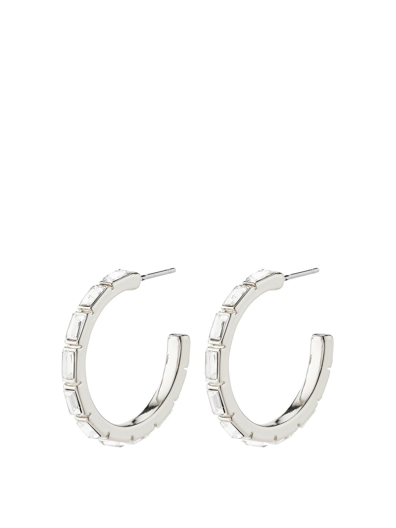 Image 1 of 3 of Pilgrim RUE&nbsp;hoops silver-plated
