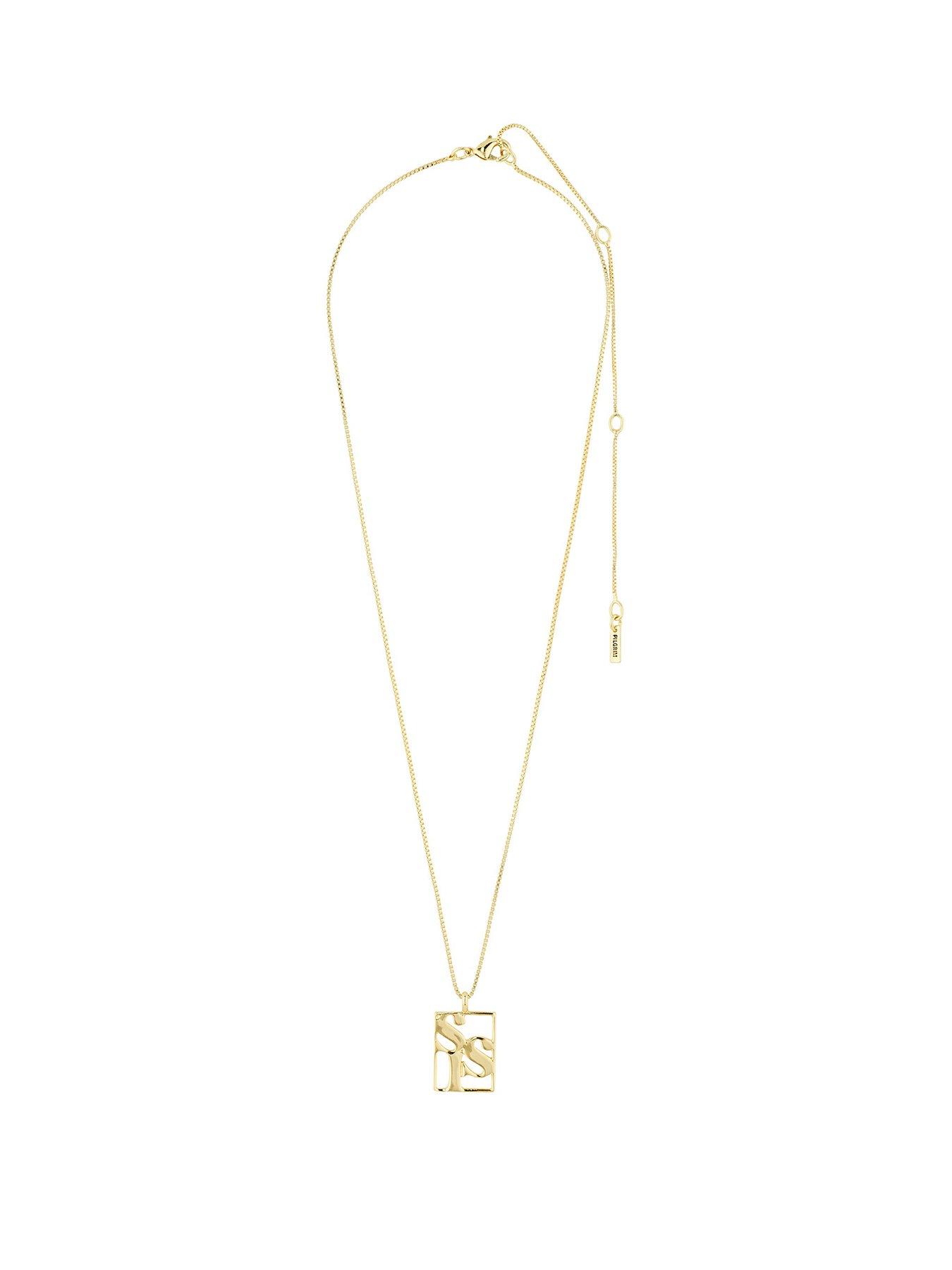 undefined LOVE TAG, SIS necklace gold-plated