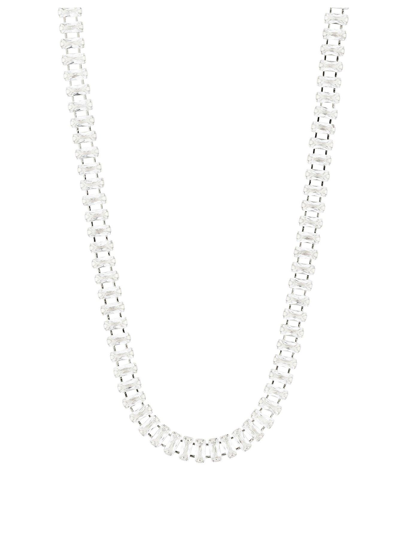 undefined RUE necklace silver-plated