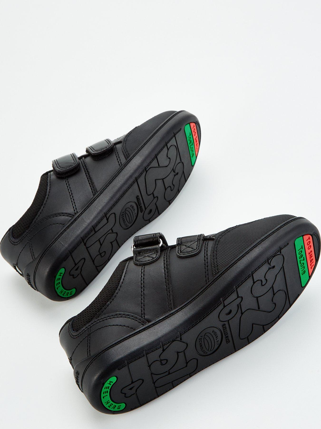 Image 5 of 5 of The Very Collection Younger Boys Wide Double Strap Leather School Shoes - Black