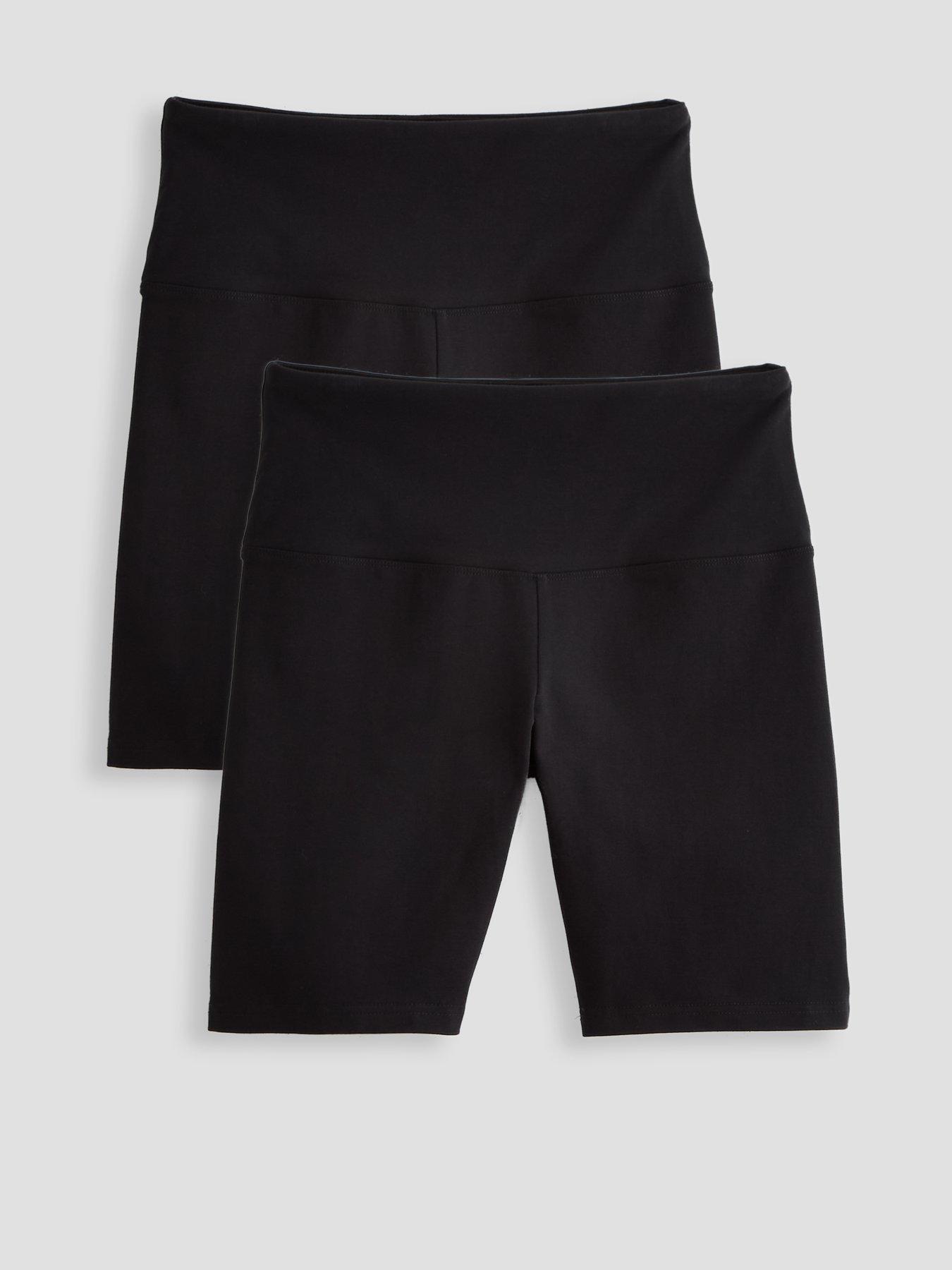The Very Collection 2 Pack Confident Curve Cycling Short - Black