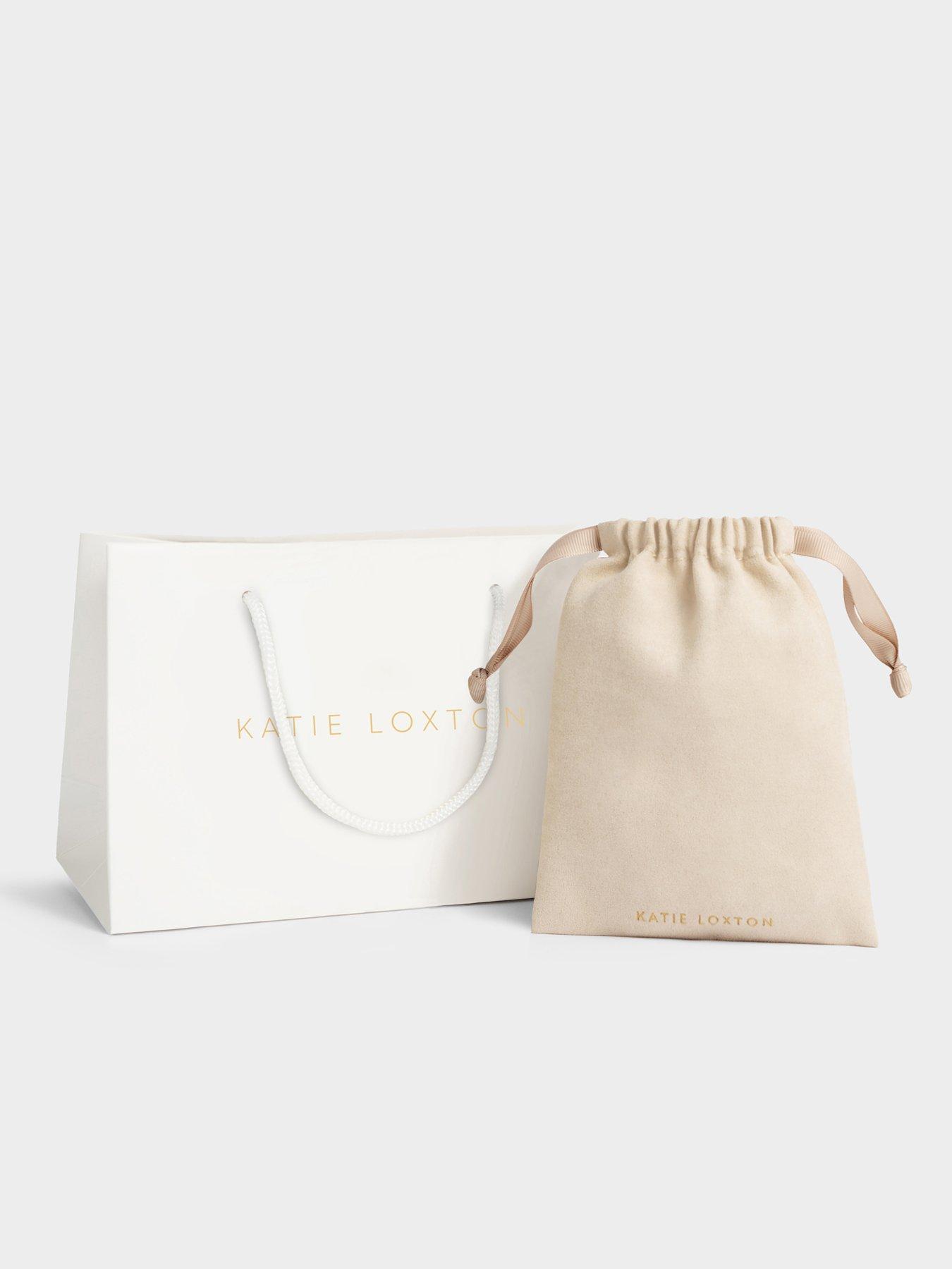  image of katie-loxton-ciana-waterproof-gold-snake-huggie-hoop-earrings