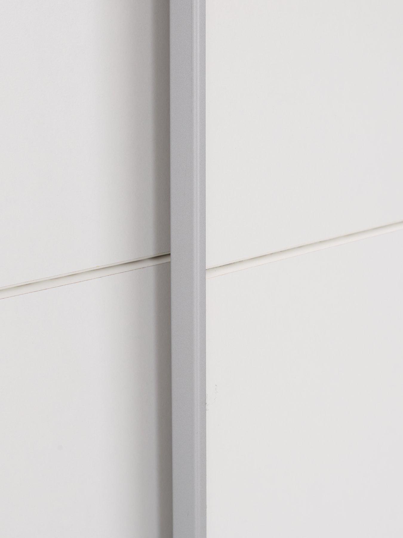  image of very-home-nico-190-cmnbsp2-doornbspsliding-wardrobe-white